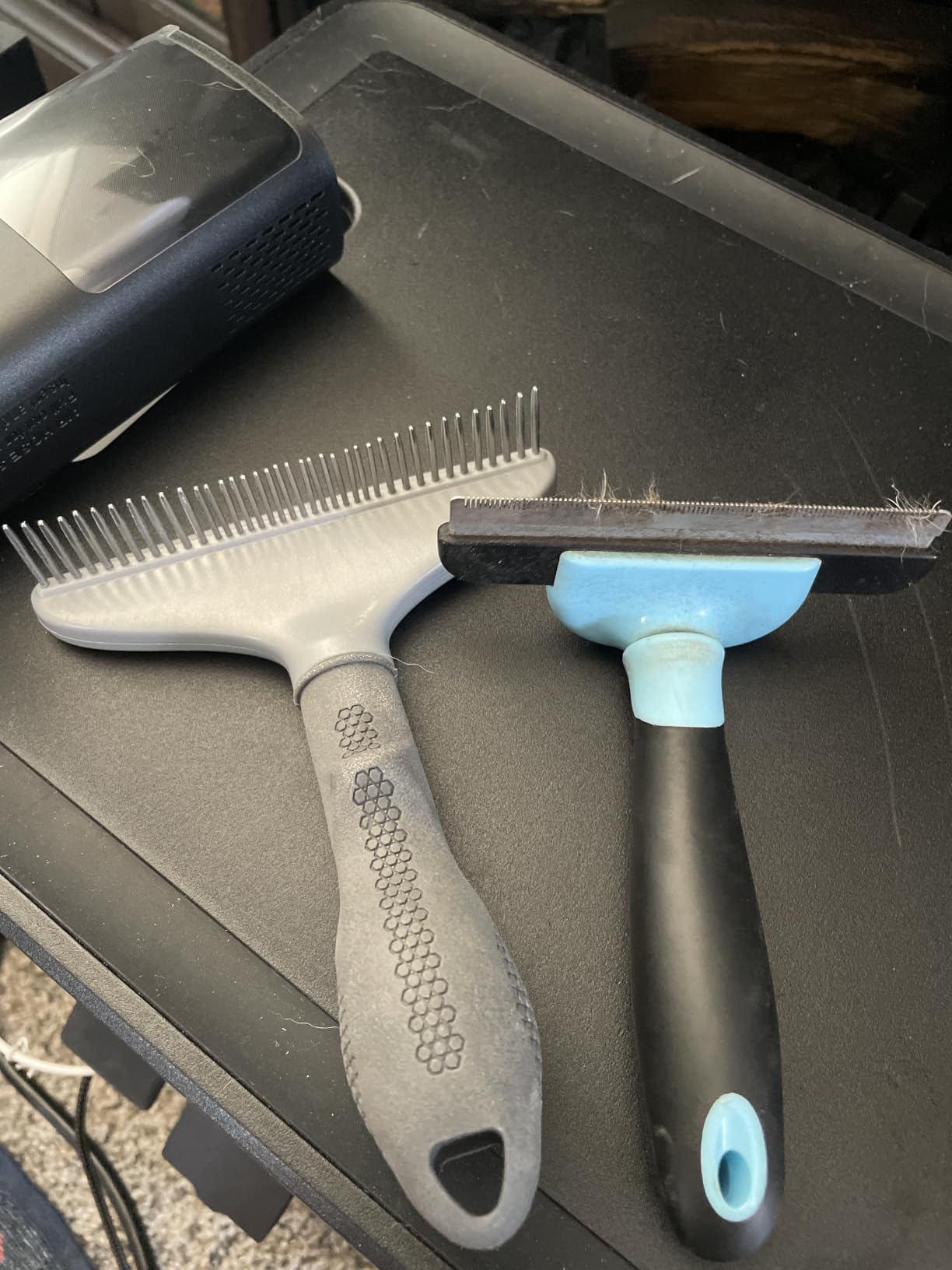 FURminator Grooming Rake Tool for Dogs & Cats With Thick Coats customer photo 2