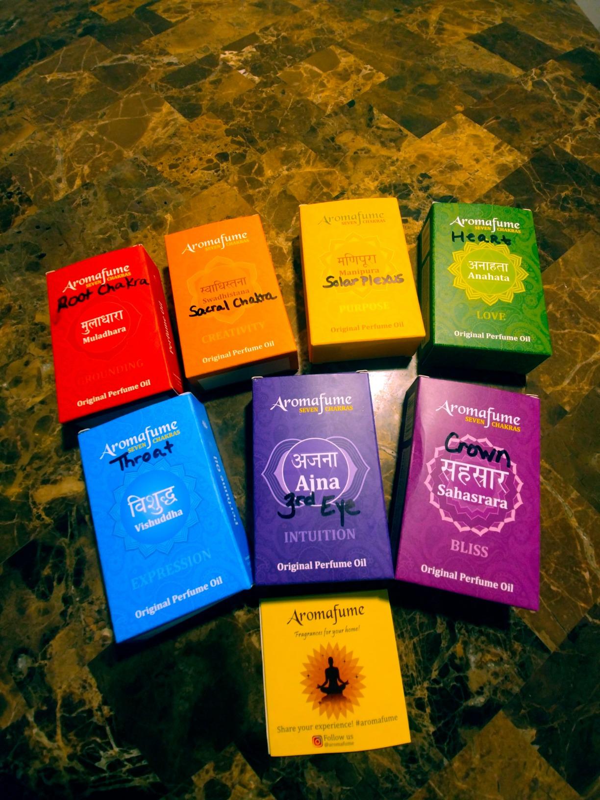 7 Chakra Essential Oil Roll-On Blend Gift Set 7x6ml by Aromafume customer photo 2