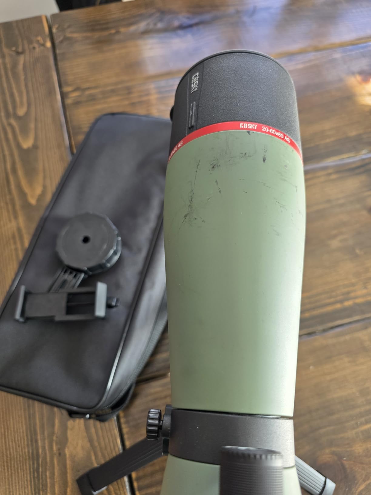 Gosky FalconPro Spotting Scope 20-60x80 Dual Focusing with Tripod customer photo 2