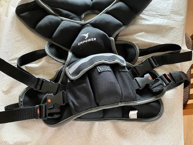 EMPOWER Weighted Vest for Women with Reflective Strips – Fixed 8lbs, Adjustable 4-10lbs (4 in1) or Adjustable10-16lbs (4 in 1), Strengthen Muscles, Boost Bone Health, and Burn More Calories for Workout - Rucking Vest customer photo 2