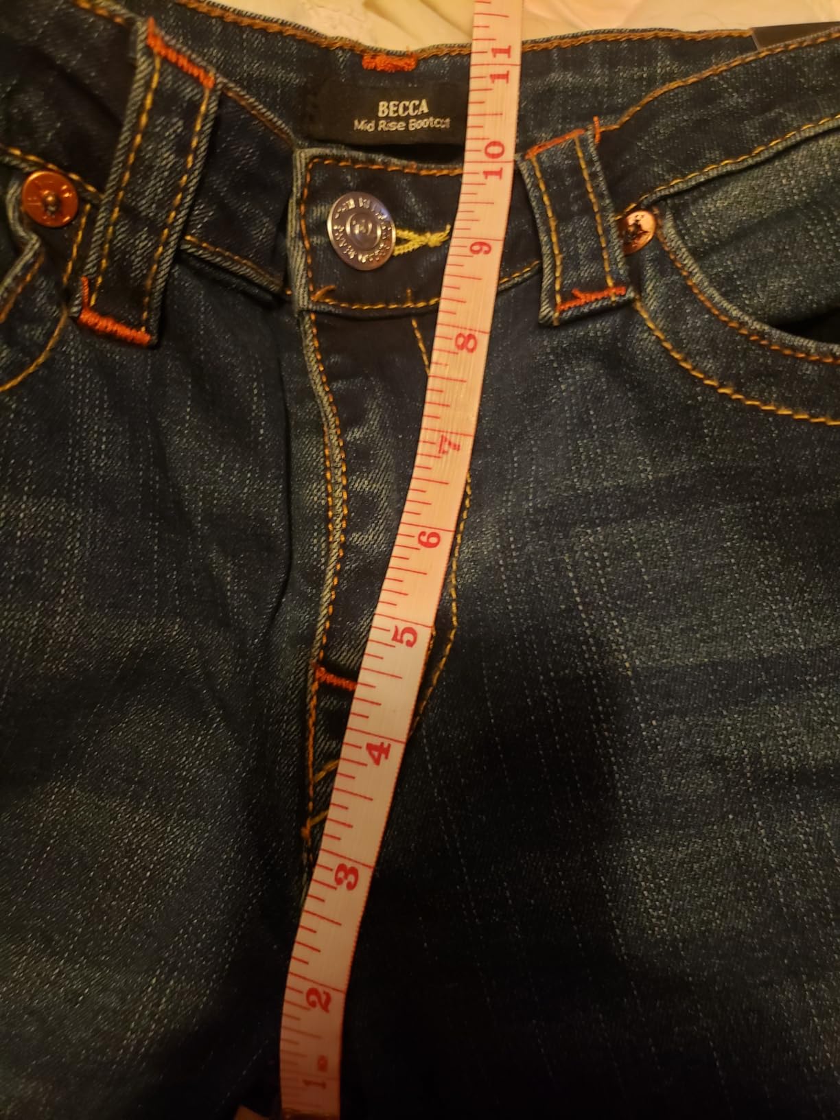 True Religion Women's Becca Mid Rise Bootcut Jeans customer photo 1