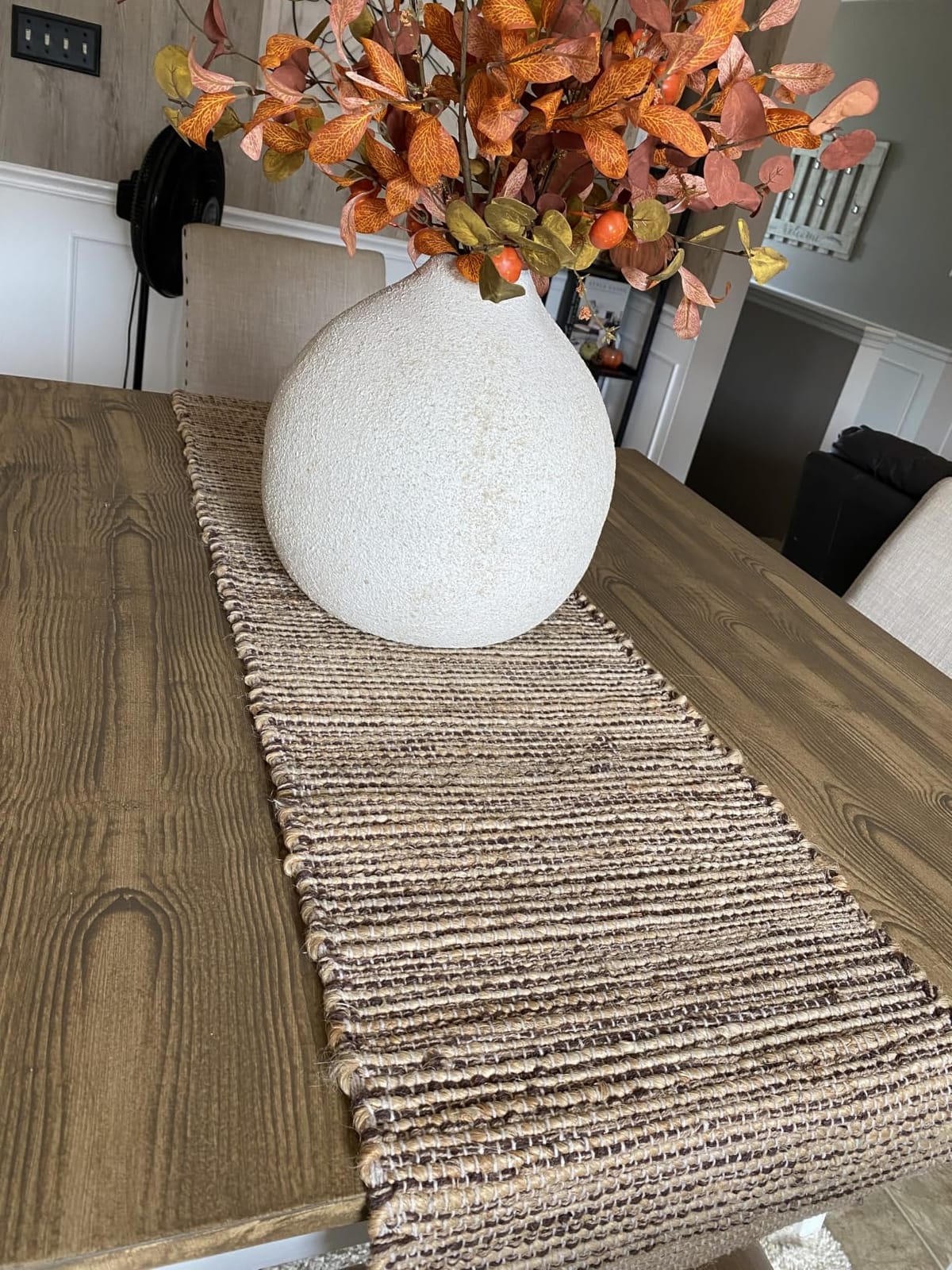Chardin Home Natural Jute & Aqua Turquoise Placemats, Set of 4 – Rustic Handmade Boho Table Mats, 13x19 in Dining Table Placemats - Kitchen, Everyday Meals, Holidays, Farmhouse or Modern Table Décor customer photo 2