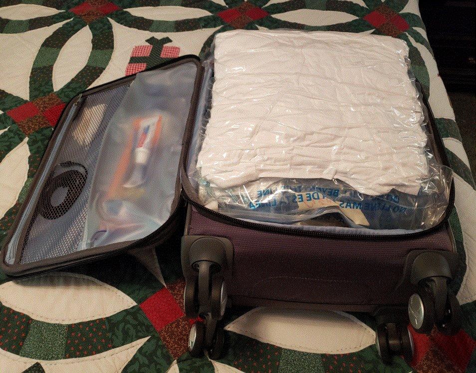 Compression Bags for Travel Essentials, Roll Up Bags No Vacuum Needed customer photo 1