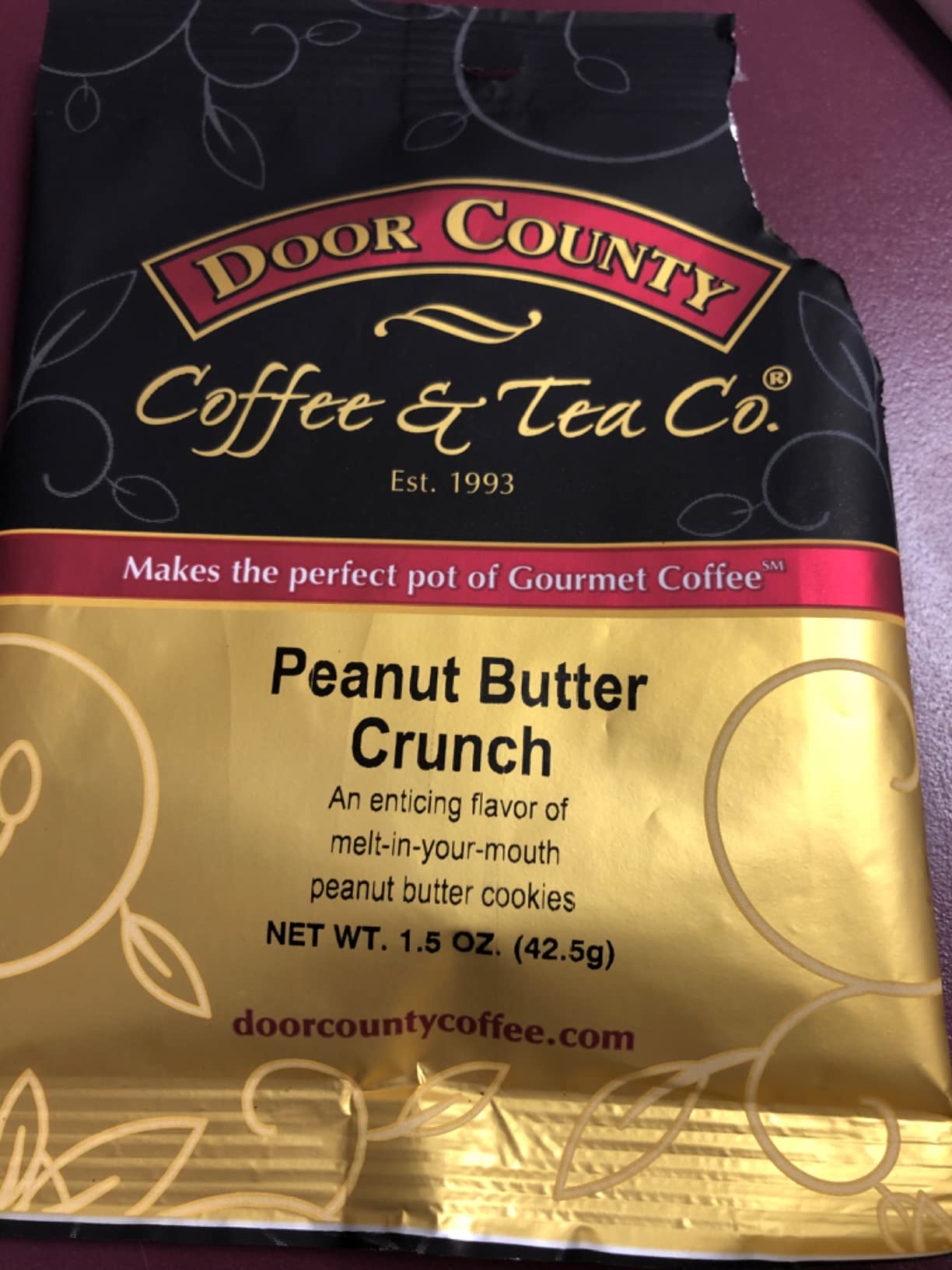 Door County Coffee Gourmet Flavored Sampler Pack, Ten 1.5 oz Bags customer photo 2
