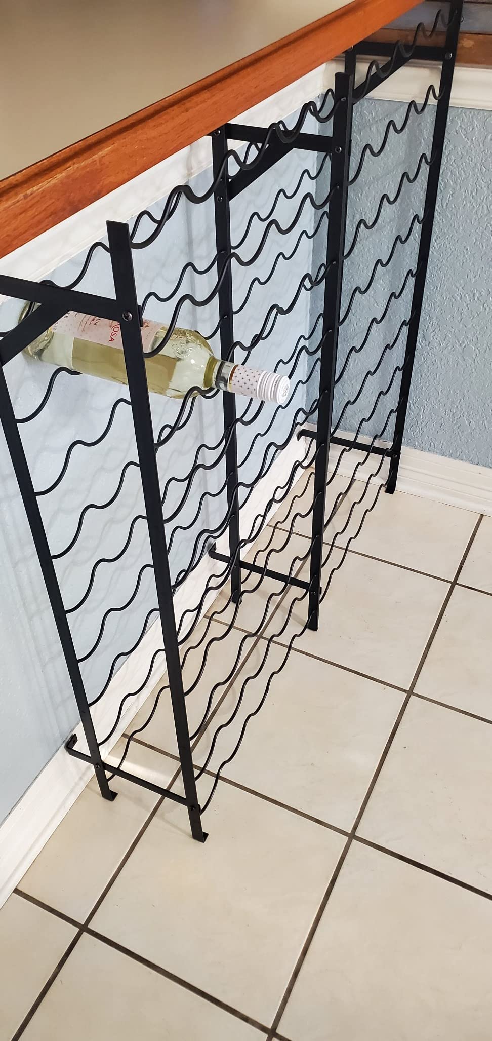 Sorbus Freestanding Floor Wine Rack, Home Bar & Cellar Storage (40 Bottle) customer photo 1