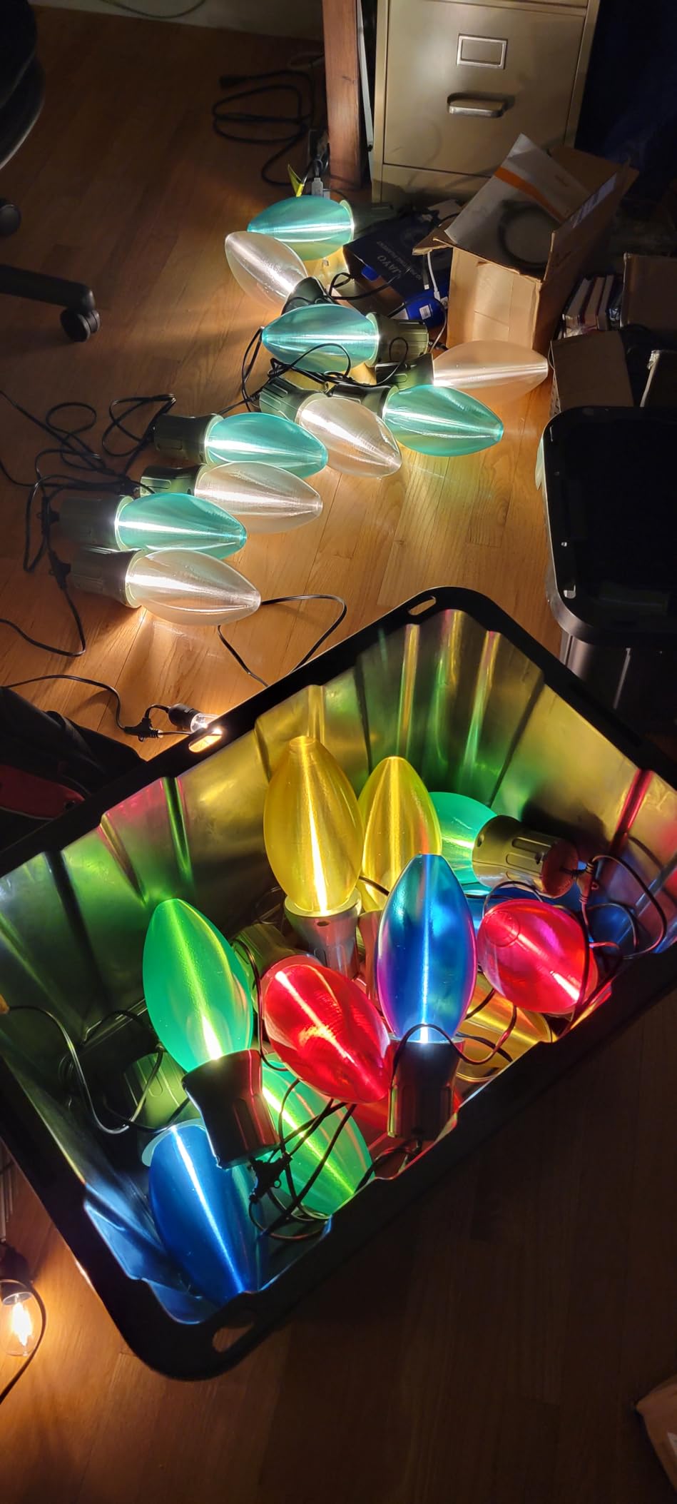addlon LED Outdoor String Lights 48FT Edison Vintage Weatherproof ETL customer photo 2