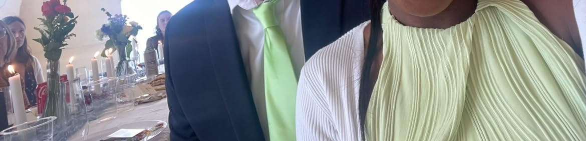 KissTies Mens Silk Tie Solid Satin Wedding Necktie + Gift Box customer photo 2