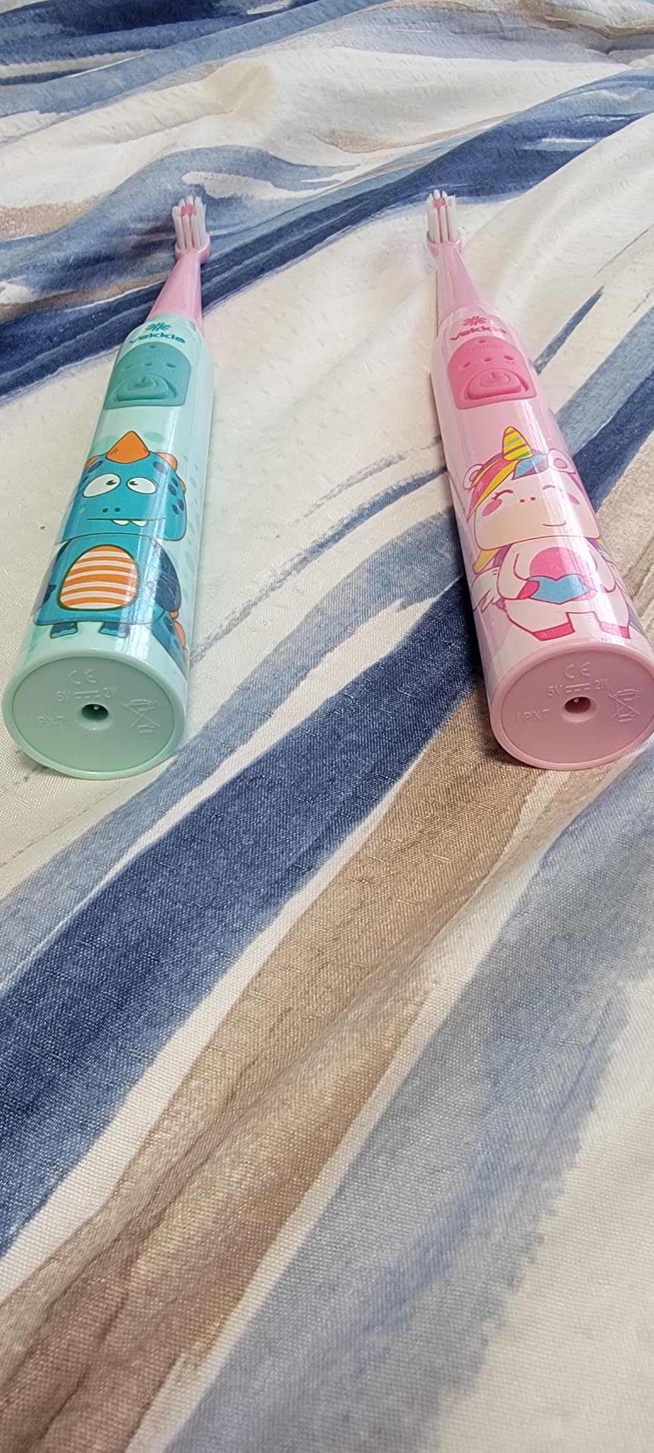 Vekkia Sonic Rechargeable Kids Electric Toothbrush(Blue) customer photo 1