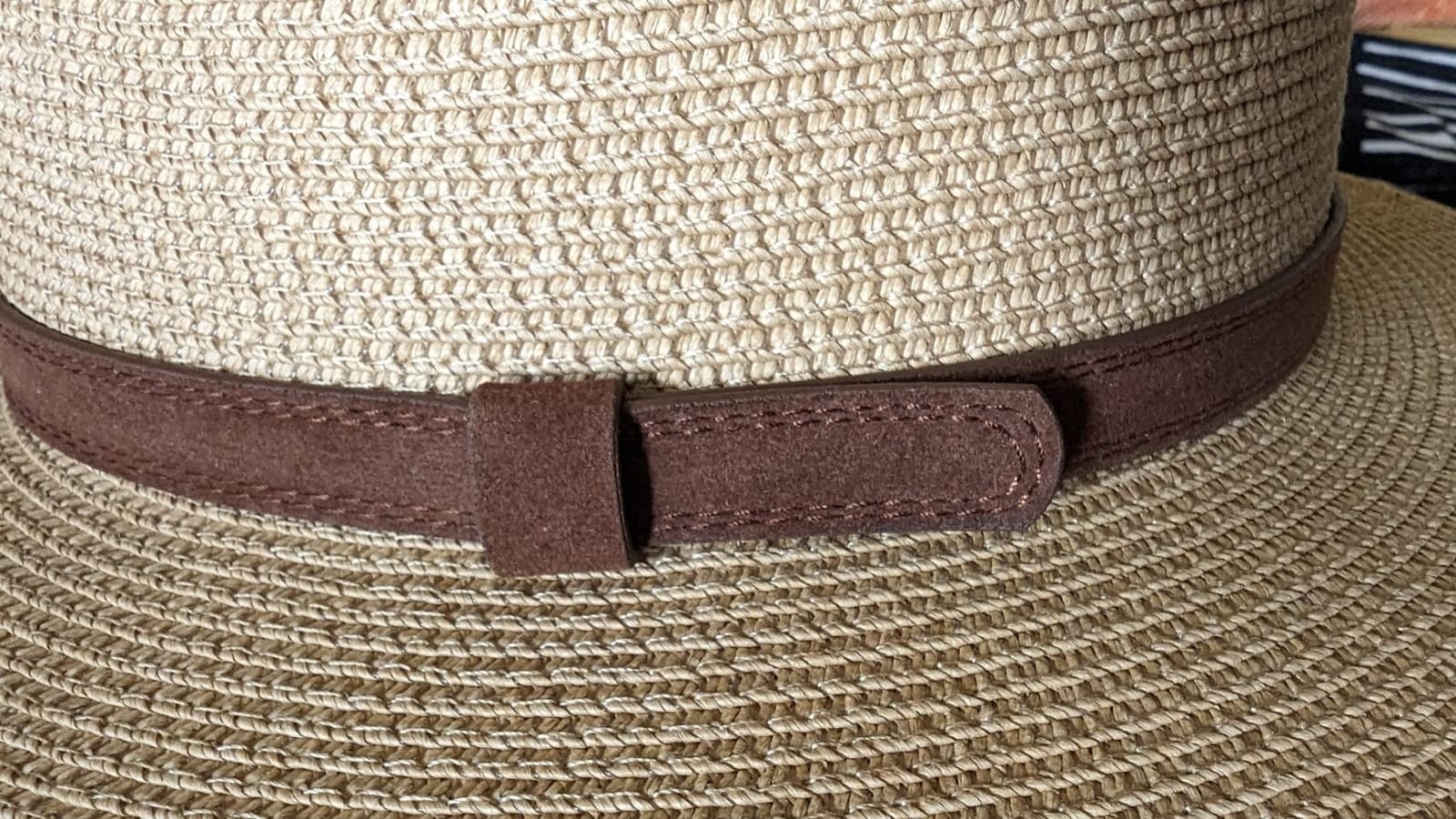 Lanzom Summer Beach Sun Hats for Men Women Foldable Floppy Travel Packable Staw Hat, Wide Brim Hat customer photo 1