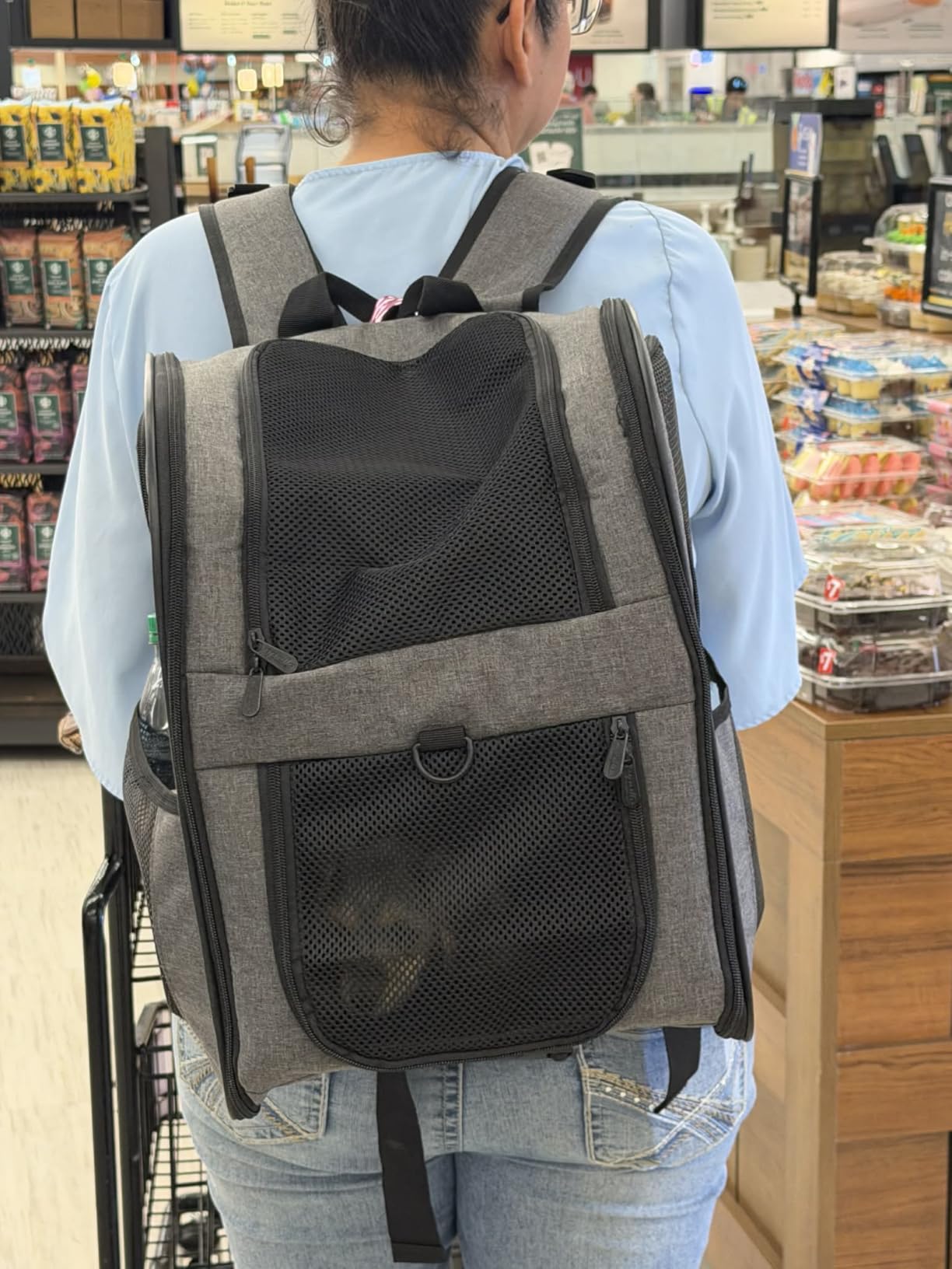 Apollo Walker Cat Carrier Backpack for Small Dogs and Cats Up to 18 lb customer photo 2