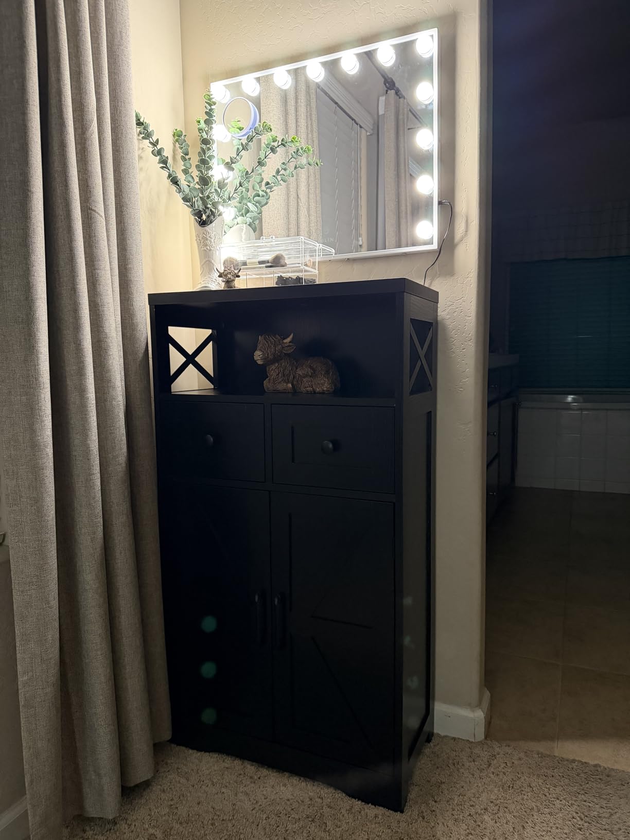 FENCHILIN Vanity Mirror with Lights, Hollywood Makeup Mirror customer photo 1