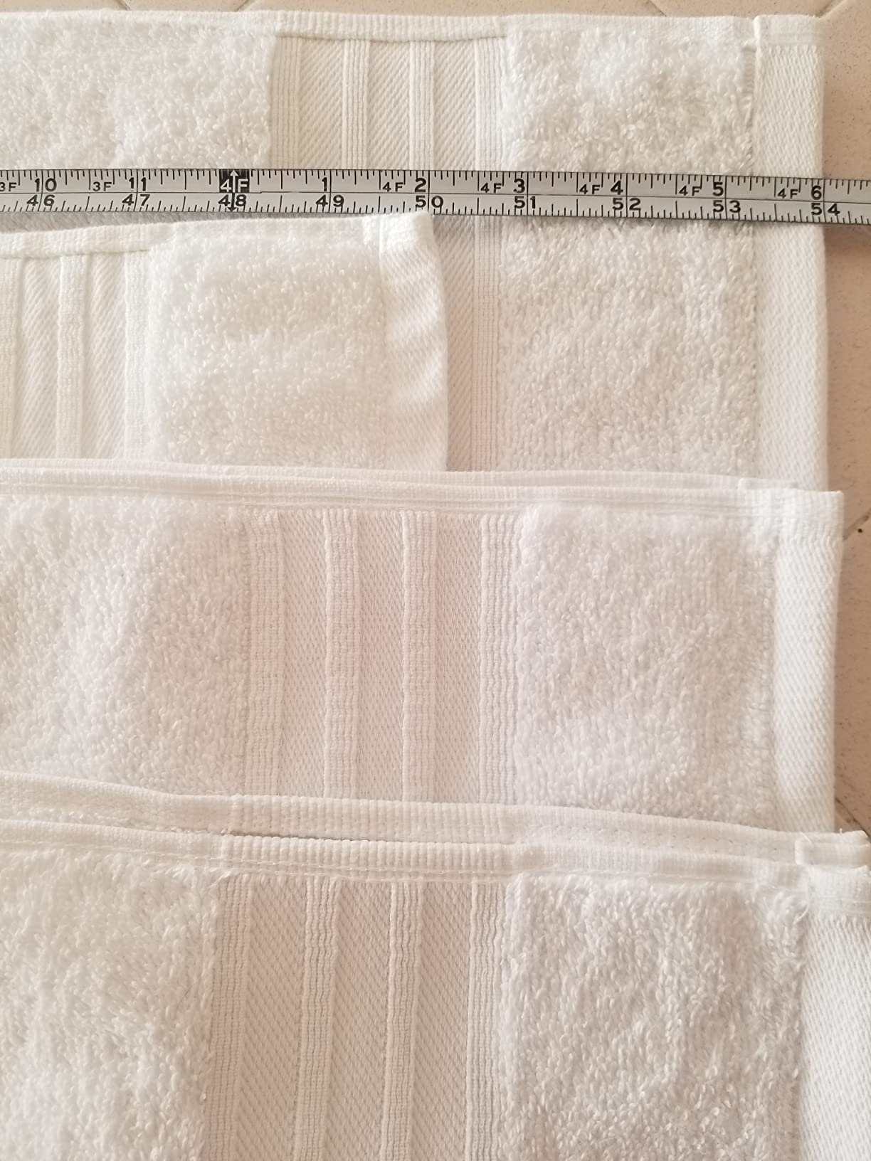 Hawmam Linen Towel Set, Turkish Cotton, 6 Pack, White customer photo 1