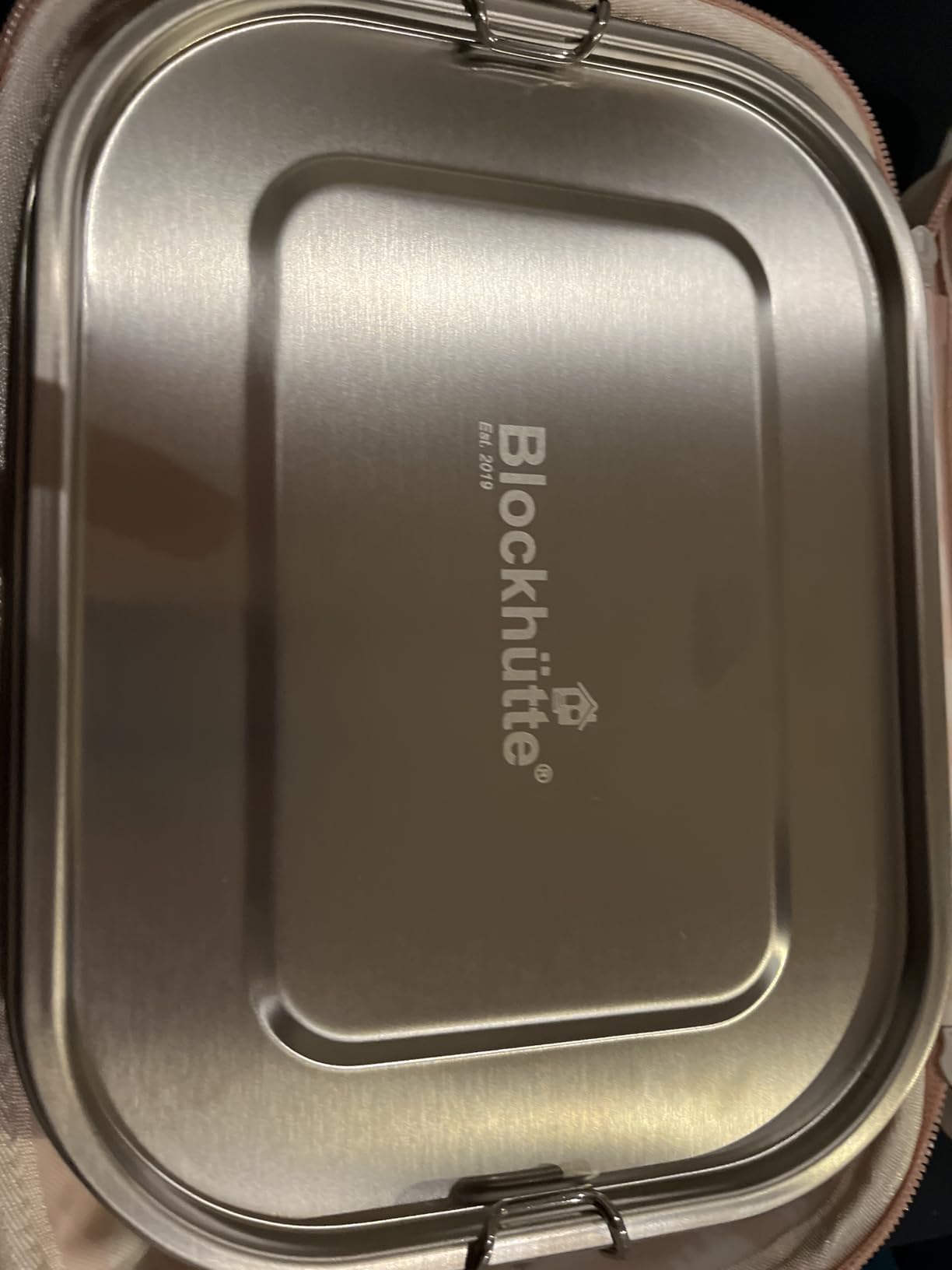 Blockhütte Stainless Steel Lunch Box for Adults I 47oz I Bento Box 3 Compartments with free Sealing, Leak-Proof Container, Metal Lunchbox for Travel, Work, Eco-Friendly Meal Storage Solution customer photo 1
