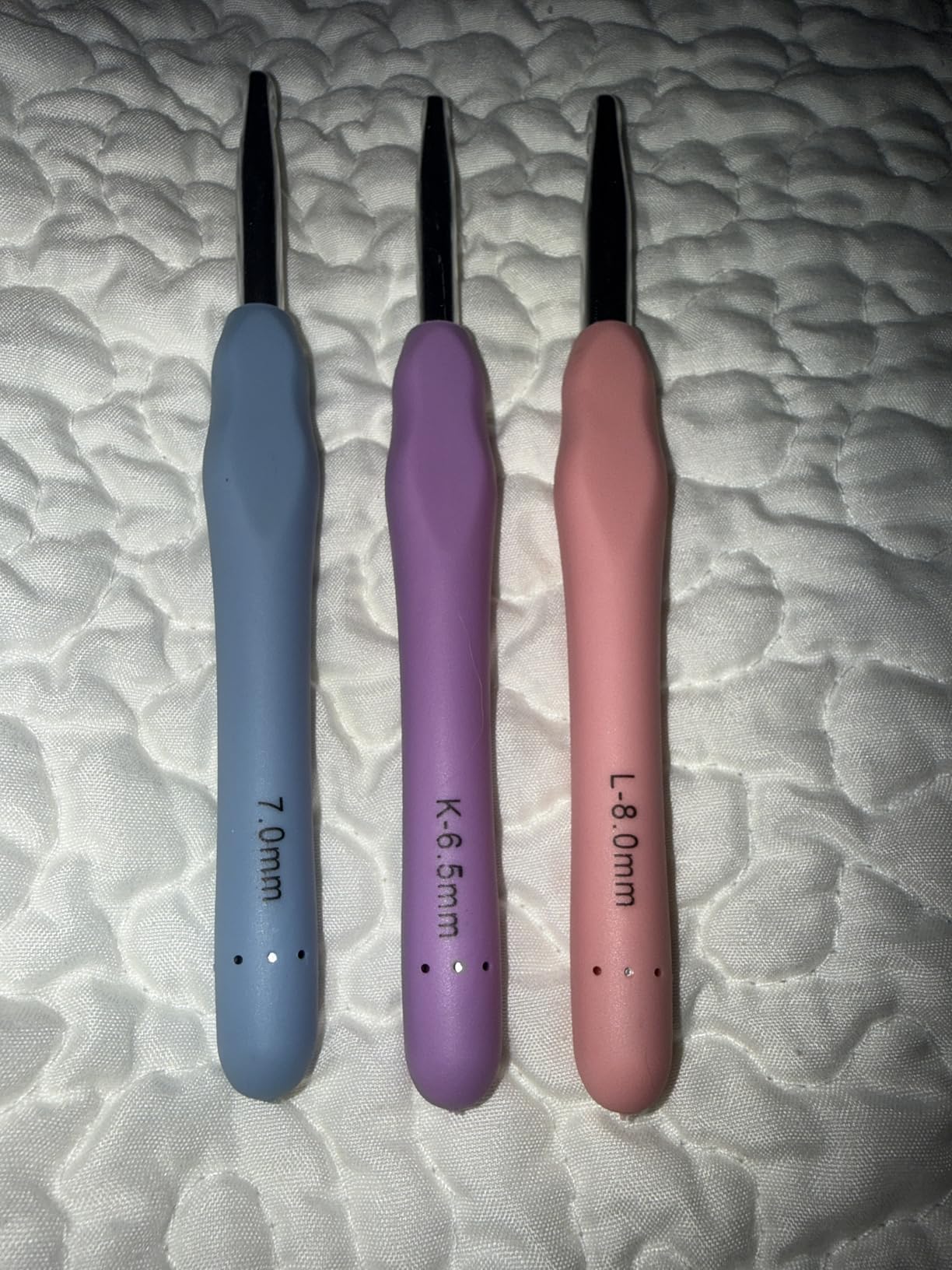 Yarniss 20 Size Crochet Hooks 0.5mm-10mm,Ergonomic Hook for Arthritic Hand customer photo 2