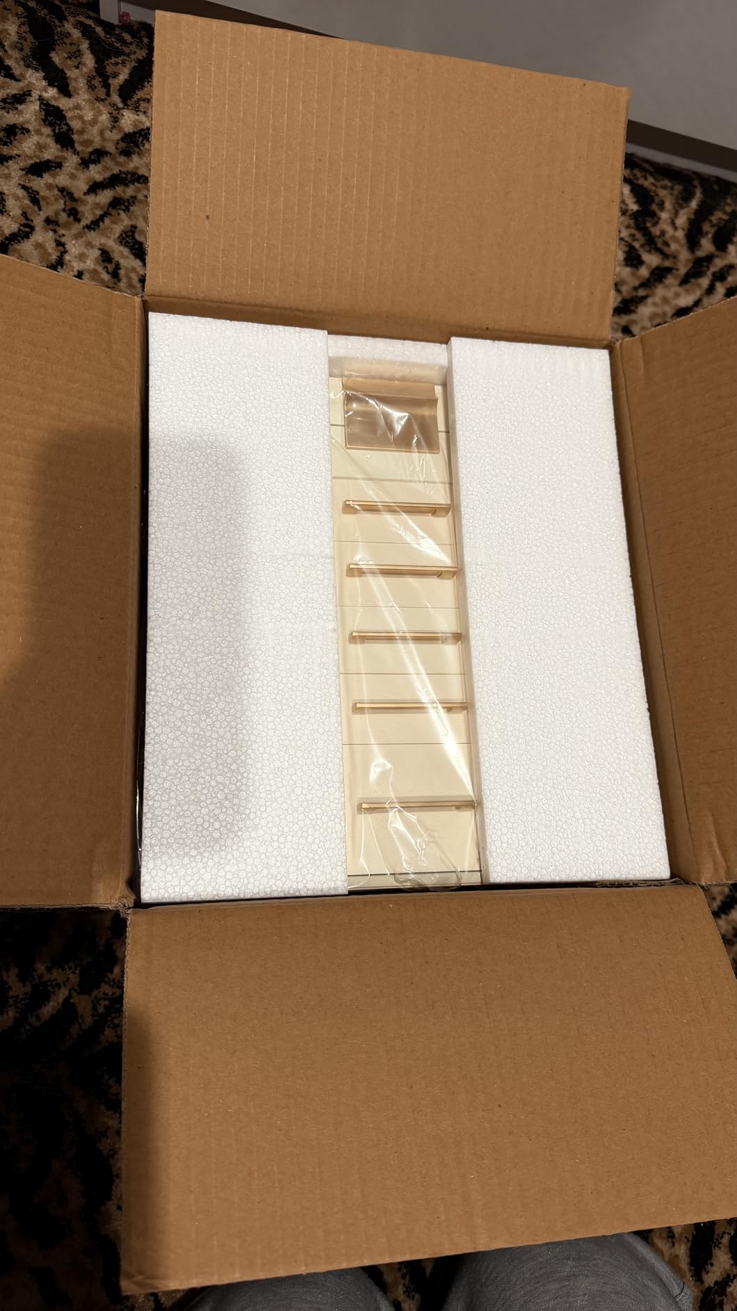 SONGMICS Jewelry Box Organizer, 3-Layer Storage with 2 Drawers, Glass Lid customer photo 2