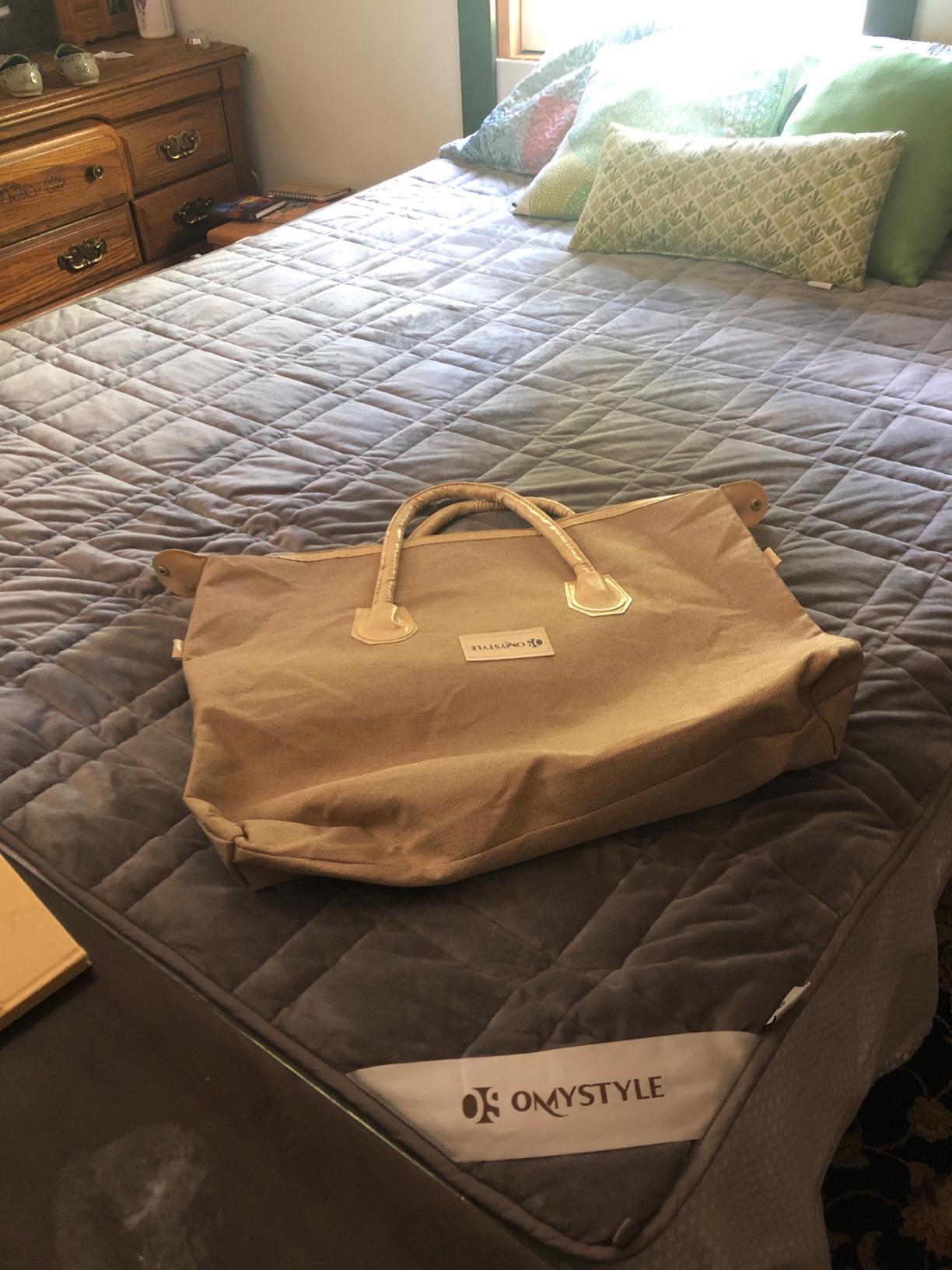 OMYSTYLE Warming & Cooling Weighted Blanket for Adult (25lb, 60 X 80 Inches) - Reversible Tencel/Short Plush Twin Size Weighted Blanket, Bonus Carry Bag Included customer photo 2
