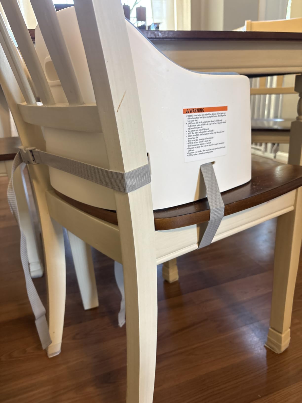 OXO Tot Nest Toddler Booster Seat for Kitchen with Removable Cushion, Gray customer photo 2