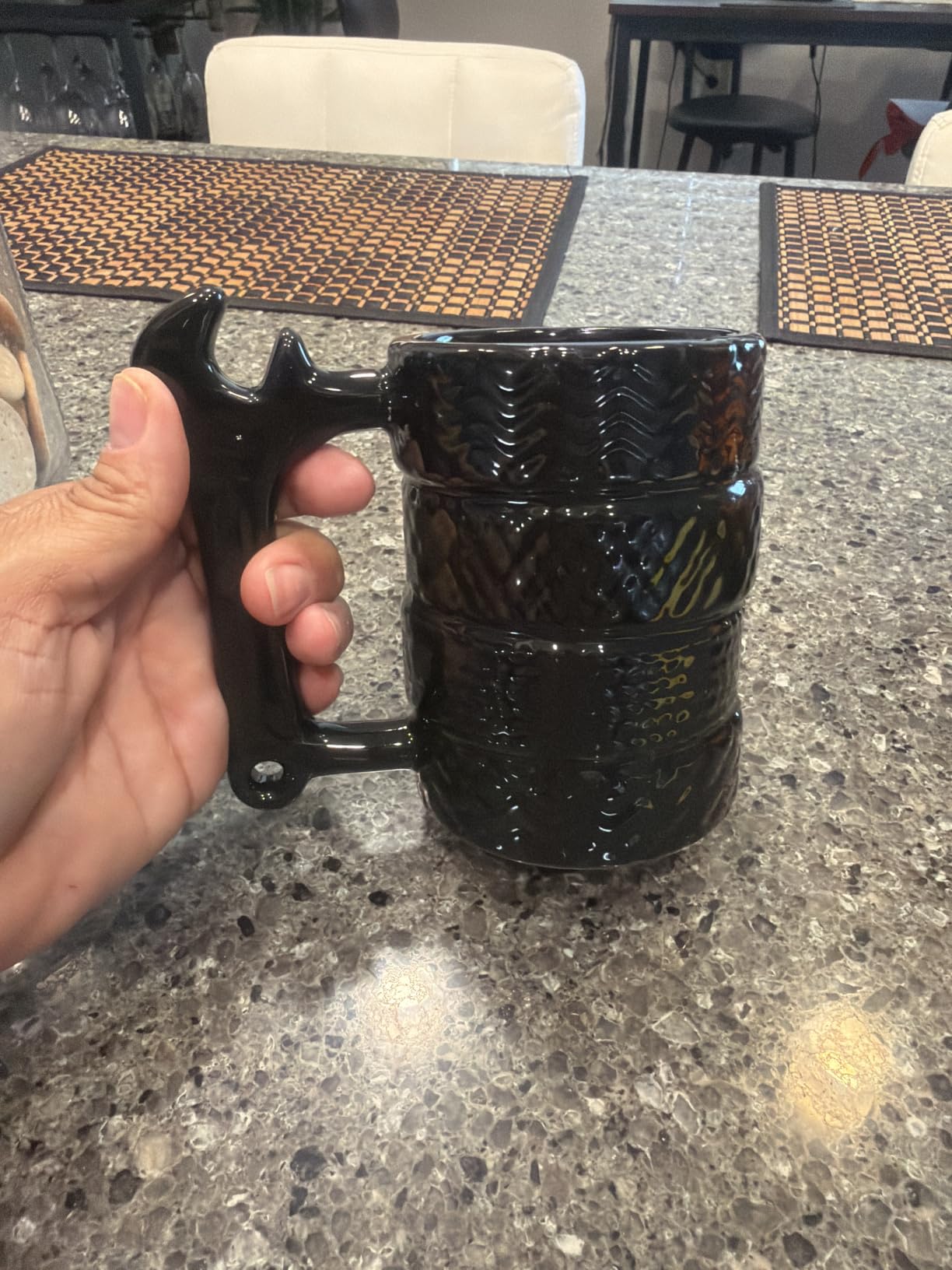 Tire Coffee Tea Mug Gift for Car Lovers Mechanics Car Enthusiasts Gifts for Man Birthday Gift customer photo 2