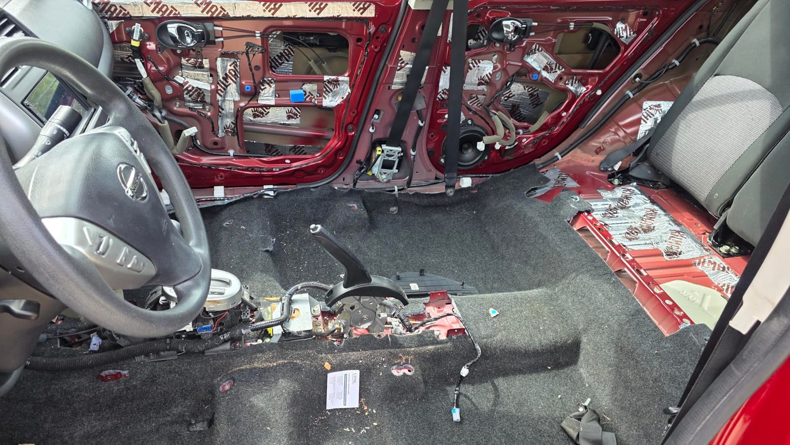 Noico Red 150 mil 36 sqft Car Sound Insulation, Heat and Cool Liner, Self-Adhesive Closed Cell Deadening Material (PE Foam Sound Deadener) customer photo 2