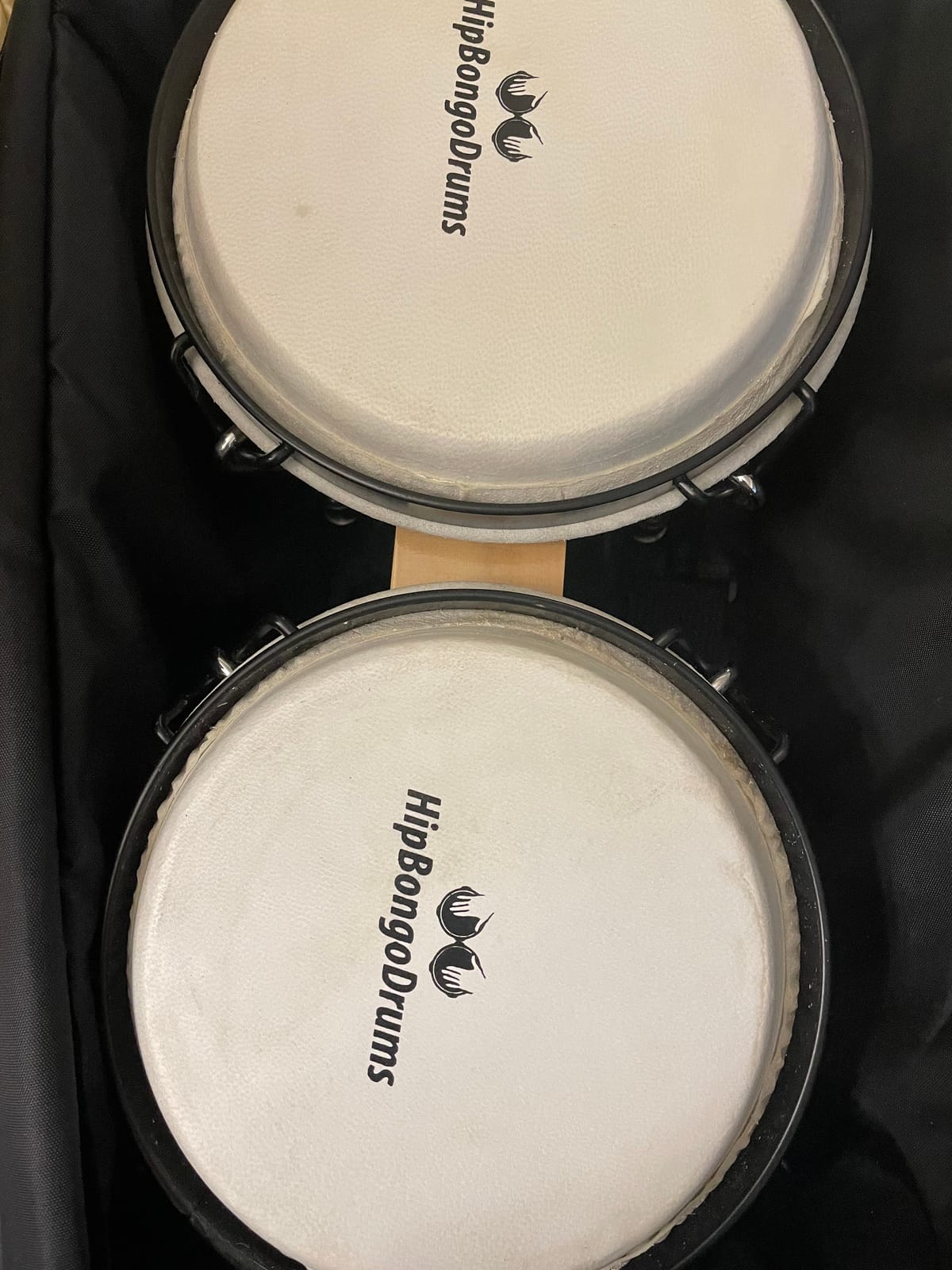 Bongo Drum Set 6 and 7 Inch for Adults & Beginners, Black customer photo 2