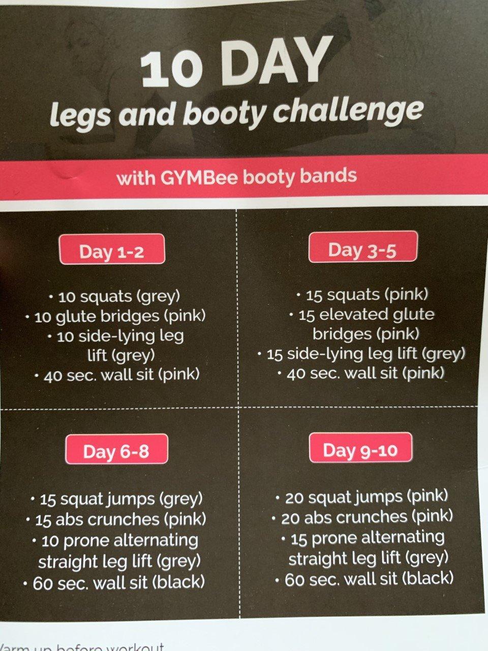 Gymbee Premium Resistance Bands for Working Out - Exercise Bands to Workout Glutes, Thighs & Legs - No Slip Cloth Booty Bands for Gym & Home Fitness, Yoga, Strength & Pilates for Men/Women - 3 Levels customer photo 2