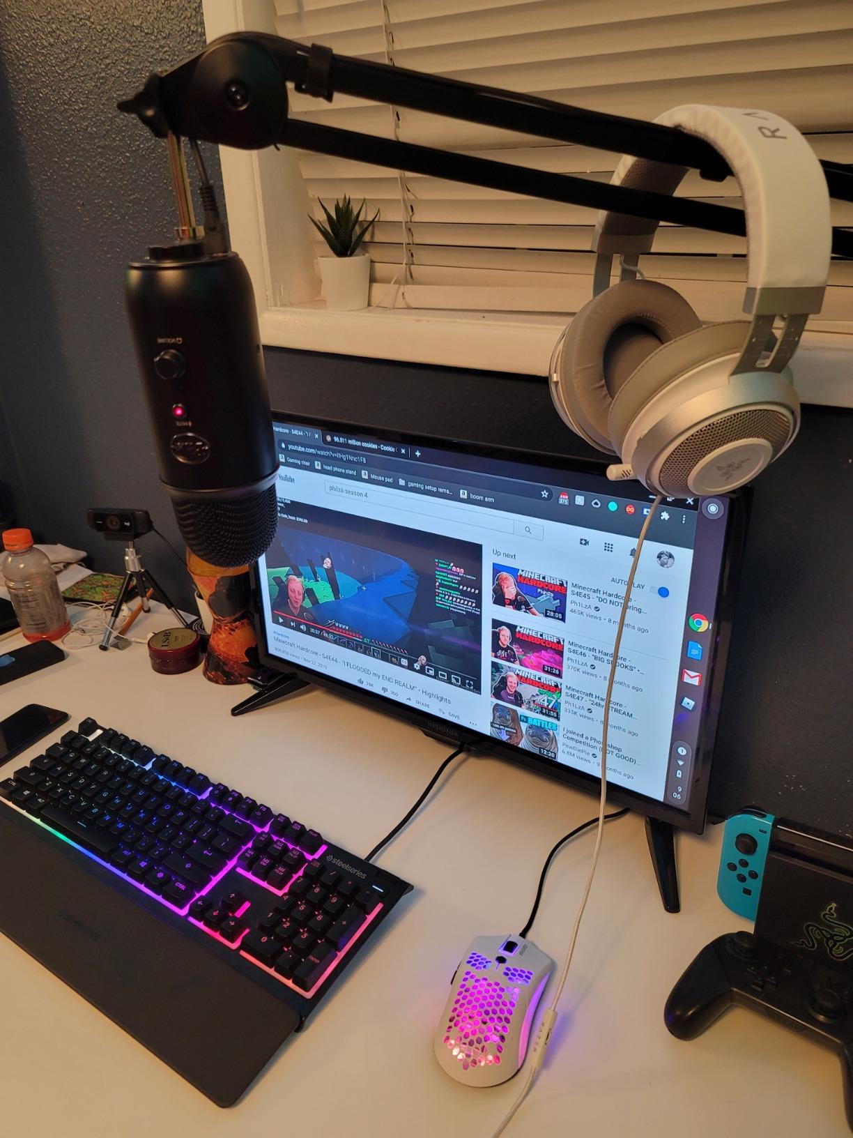 InnoGear Mic Arm Desk Mount Microphone Stand Boom Arm for Blue Yeti customer photo 1