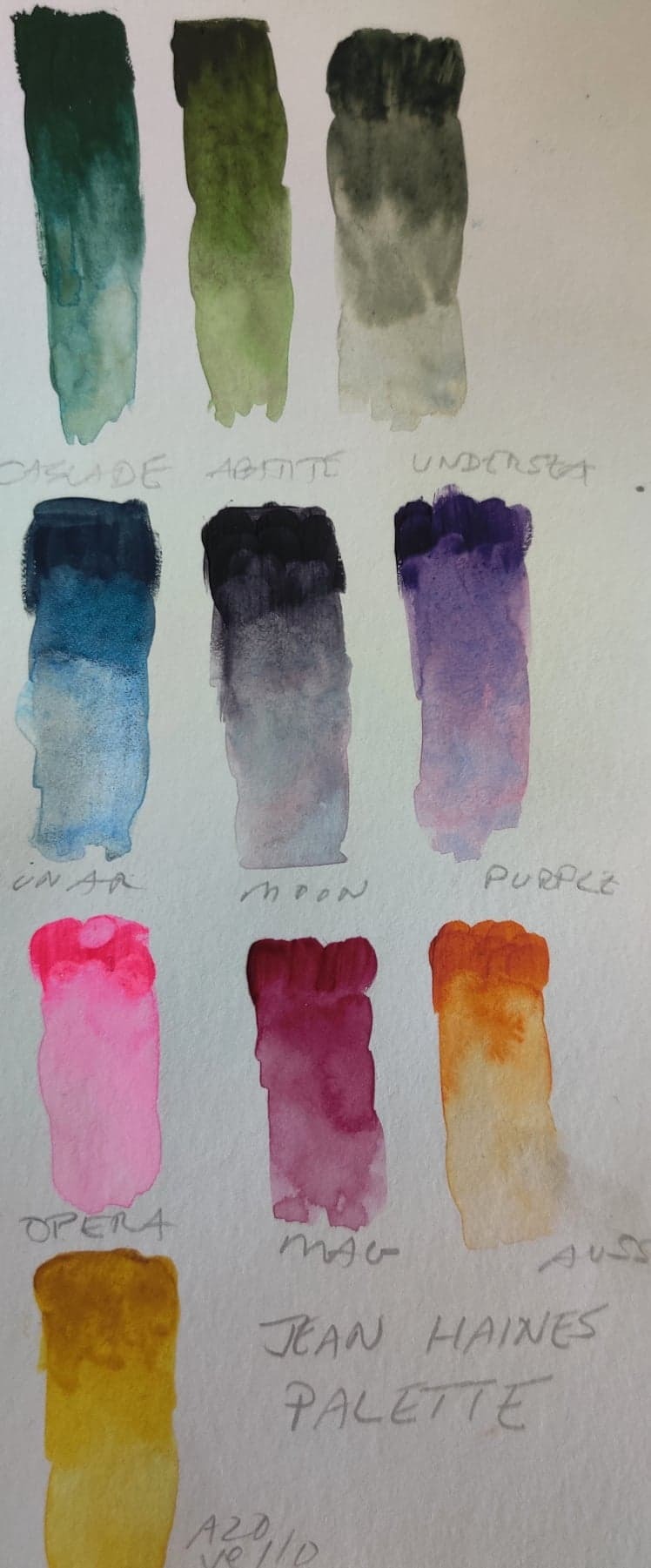 DANIEL SMITH Watercolor, 5ml tubes, Jean Haines Master Artist Set 10 Watercolor Tubes (total 10 pieces) 285610223, 0.17 Fl Oz (Pack of 10) customer photo 1