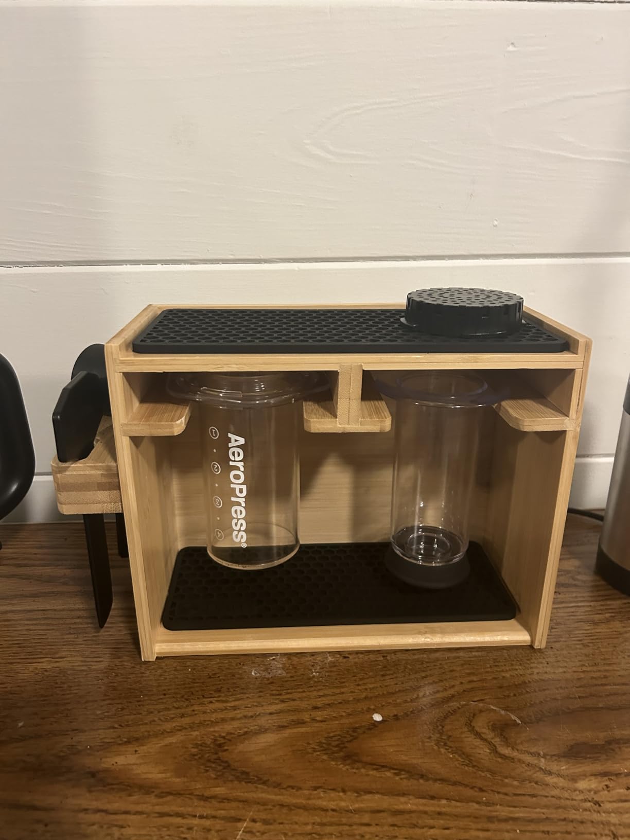 Organizer for AeroPress, Coffee Caddy Stand & Accessory Holder - Original customer photo 2