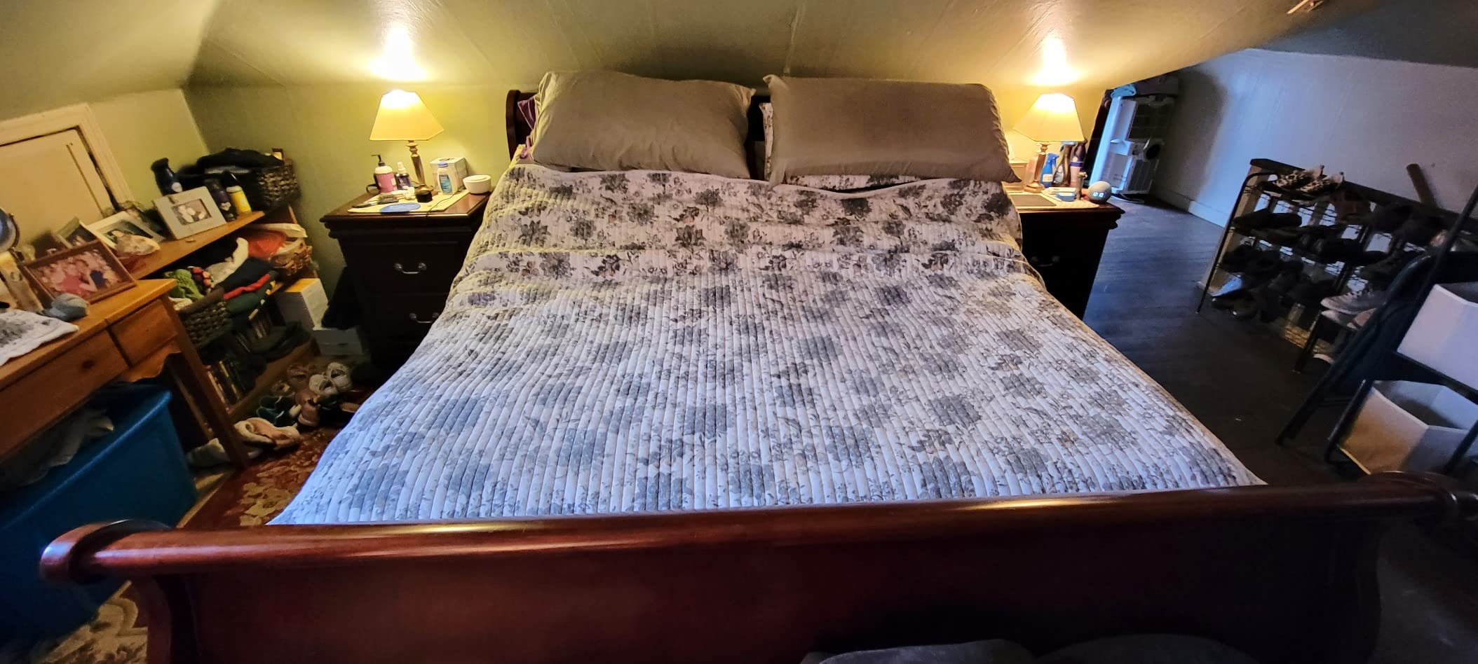 Sven & Son Platinum Adjustable Bed Base Frame Only, Head and Foot Lift, Lumbar Support, Head-Pillow-Tilt, Massage, Under-Bed Lights, USB - King customer photo 1