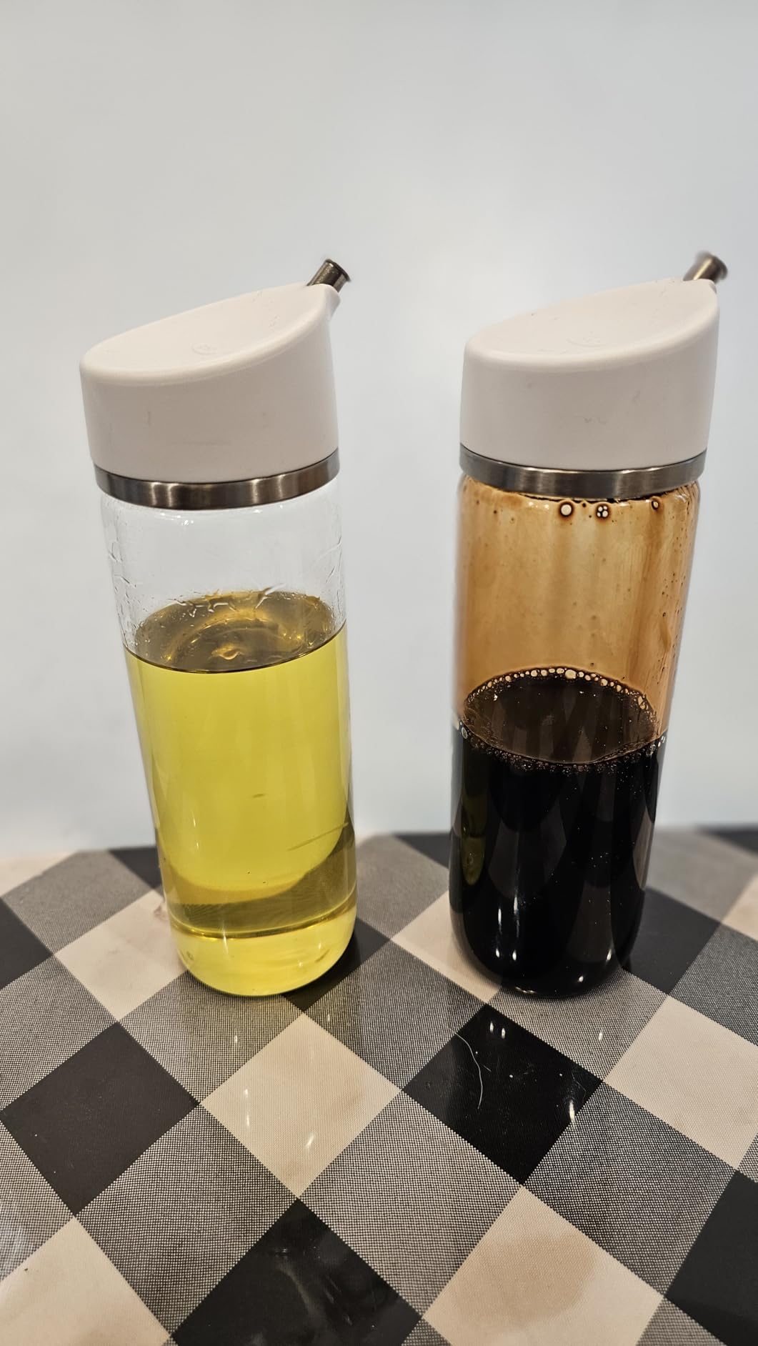 OXO Good Grips Precision Pour Glass Dispenser 2 Piece Set, Oil & Vinegar customer photo 2