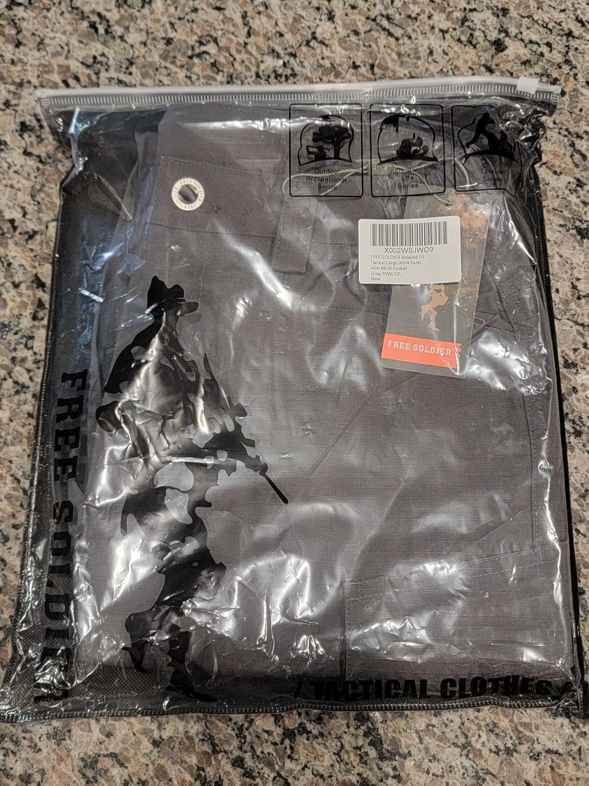 FREE SOLDIER Men's Tactical Pants Ripstop Work Cargo Hiking Pants customer photo 2
