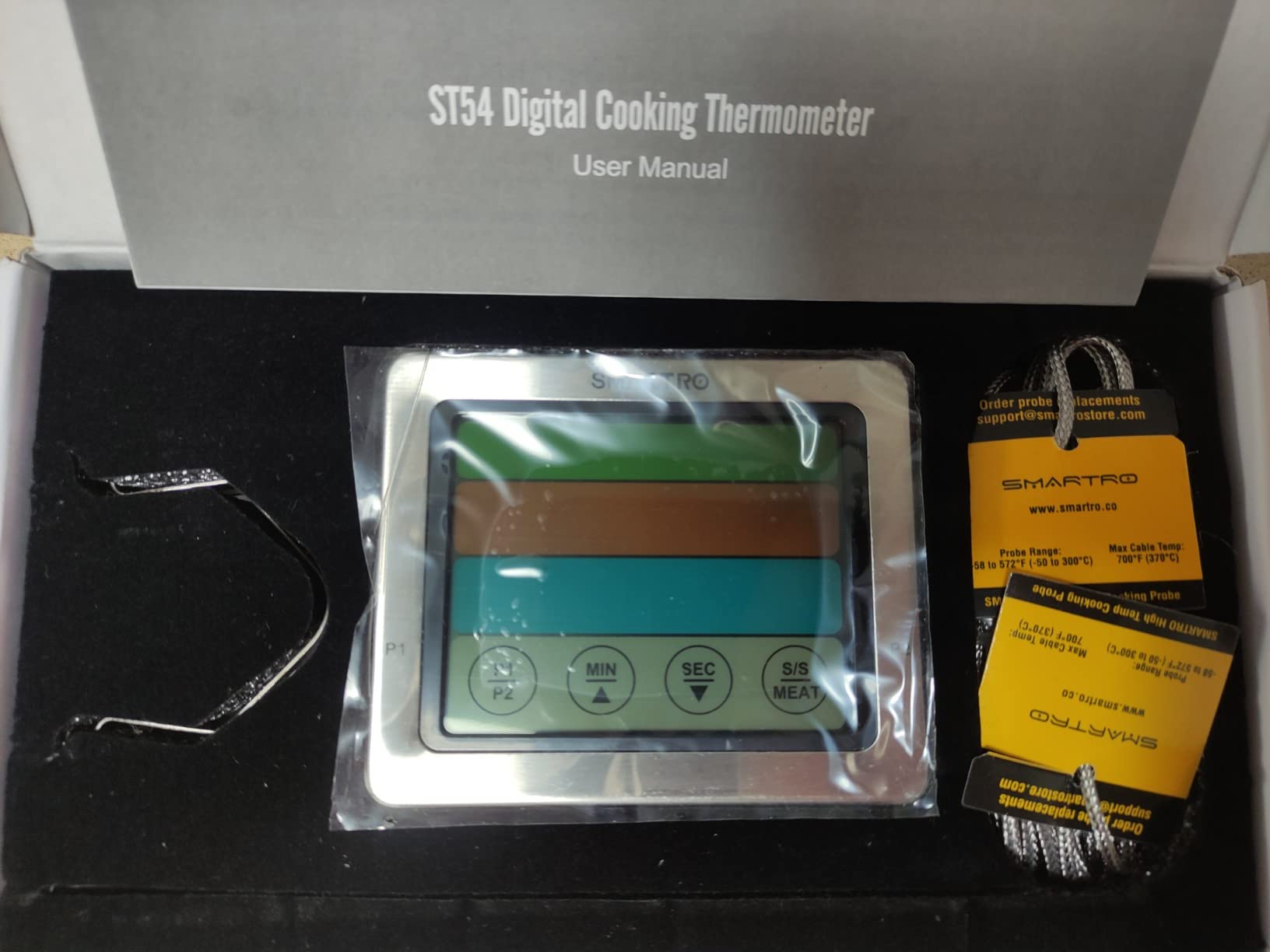 SMARTRO ST54 Dual Probe Digital Meat Thermometer with Timer Mode customer photo 1