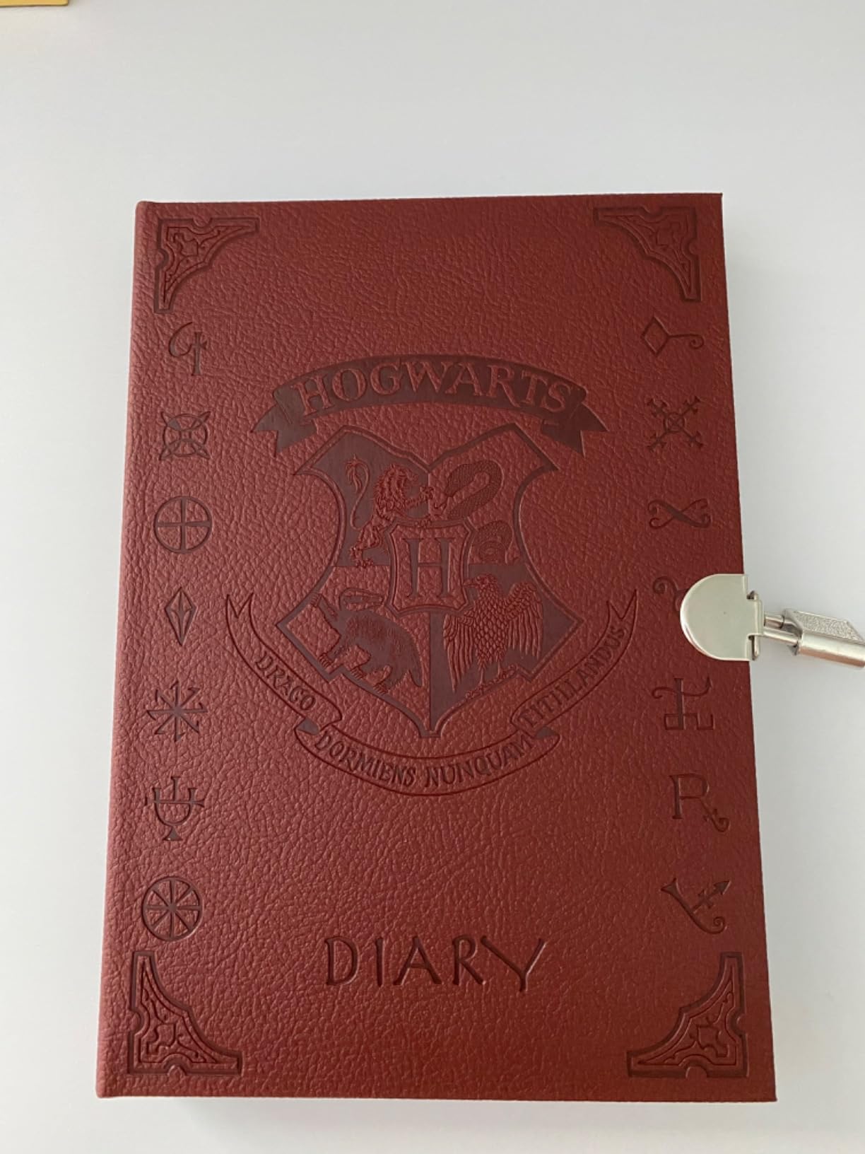 Harry Potter Lockable Diary with UV Invisible Ink Pen for Kids, Teens, Secret Journal with Key, Lined Pages, Stationery Supplies, Gifts for Kids (Brown UV Pen) customer photo 2
