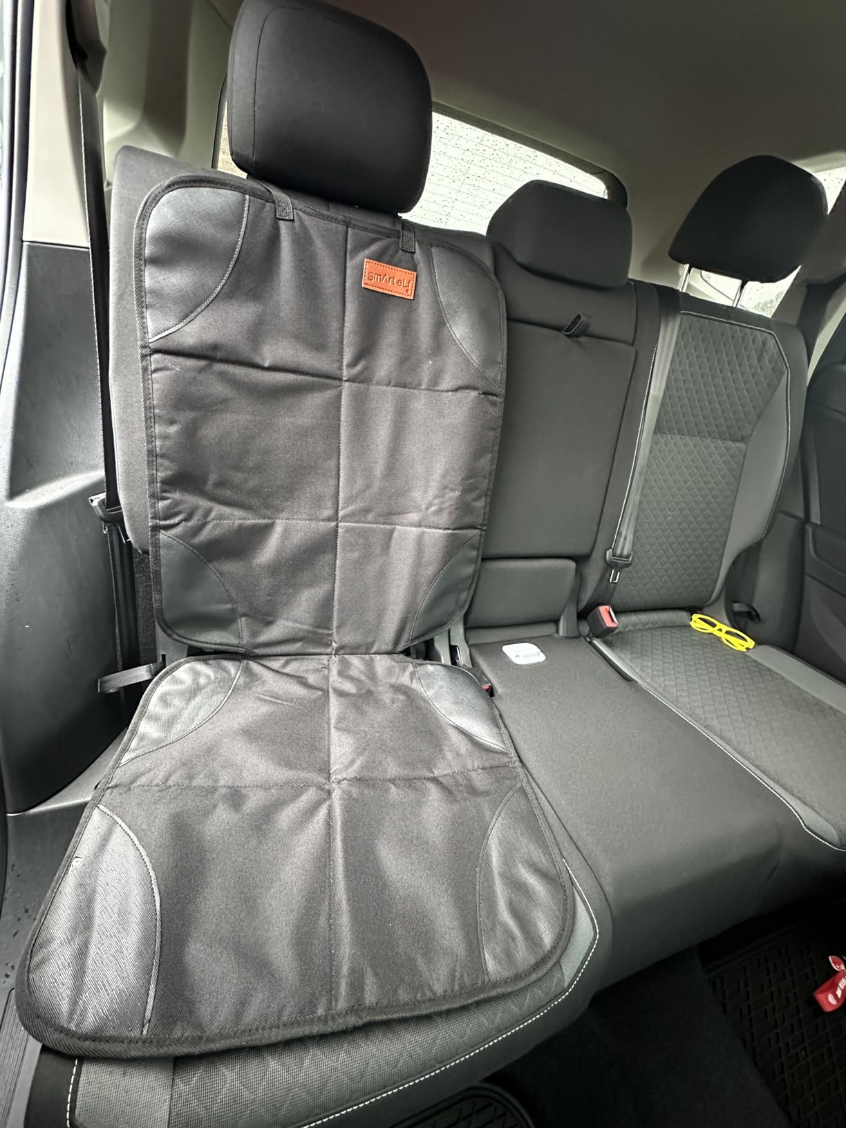 SMART ELF Backing Backseat Car Organizer Kick Mat with Storage Pockets customer photo 1