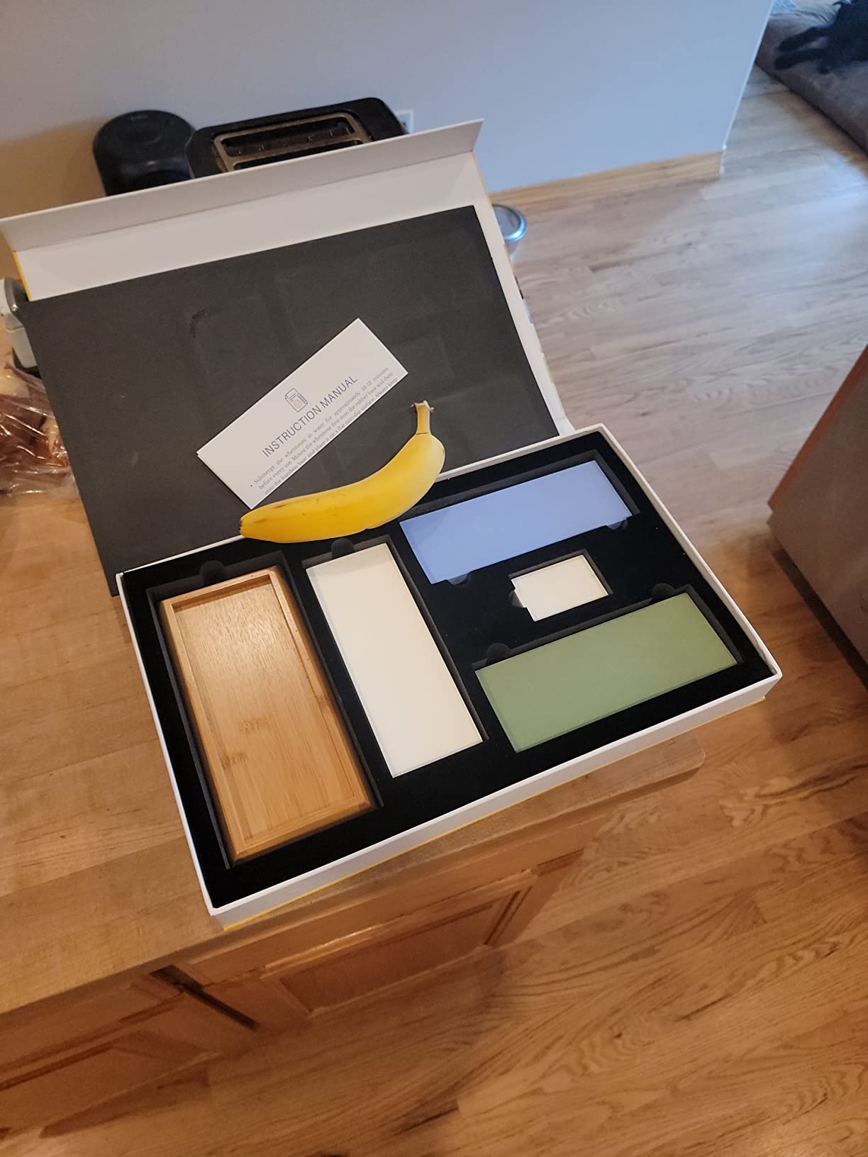 Sharp Pebble Knife Sharpening Stones Kit -Grits 400/1000/6000 customer photo 1