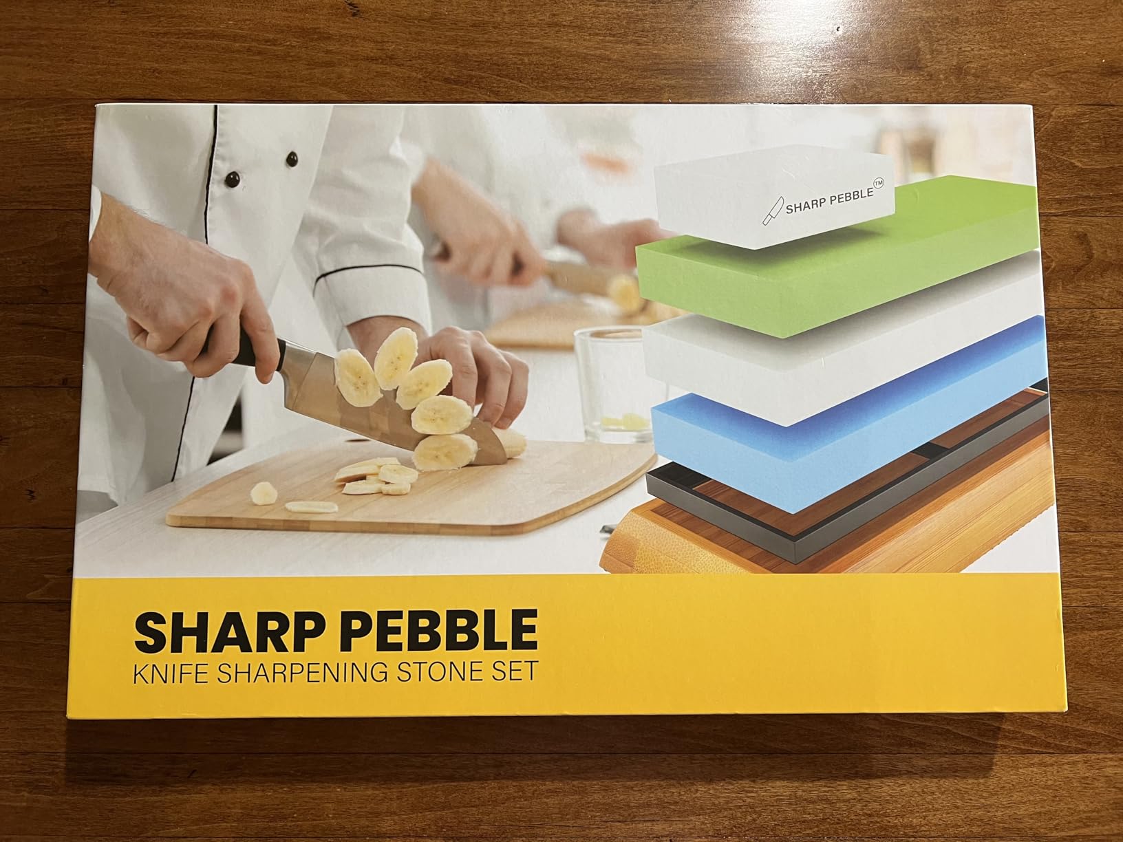 Sharp Pebble Knife Sharpening Stones Kit -Grits 400/1000/6000 customer photo 2