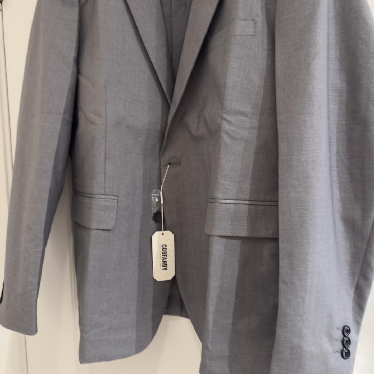 COOFANDY Mens Sport Coat Casual Blazer One Button Business Suit Jacket customer photo 1