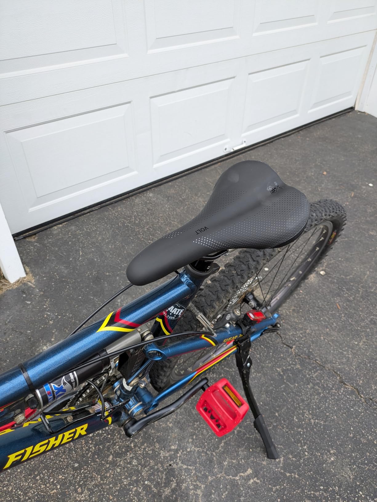 WTB Volt Bike Seat (Saddle) - Comfortable Medium Thickness Padding - Mountain, Gravel & E-Bikes (3 Sizes, 3 Rail Options) customer photo 1