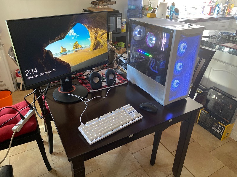 G.SKILL USB KM360 Professional Tenkeyless Mechanical Keyboard, Cherry MX Red, ABS Dual Injection Keycap, (White) customer photo 2