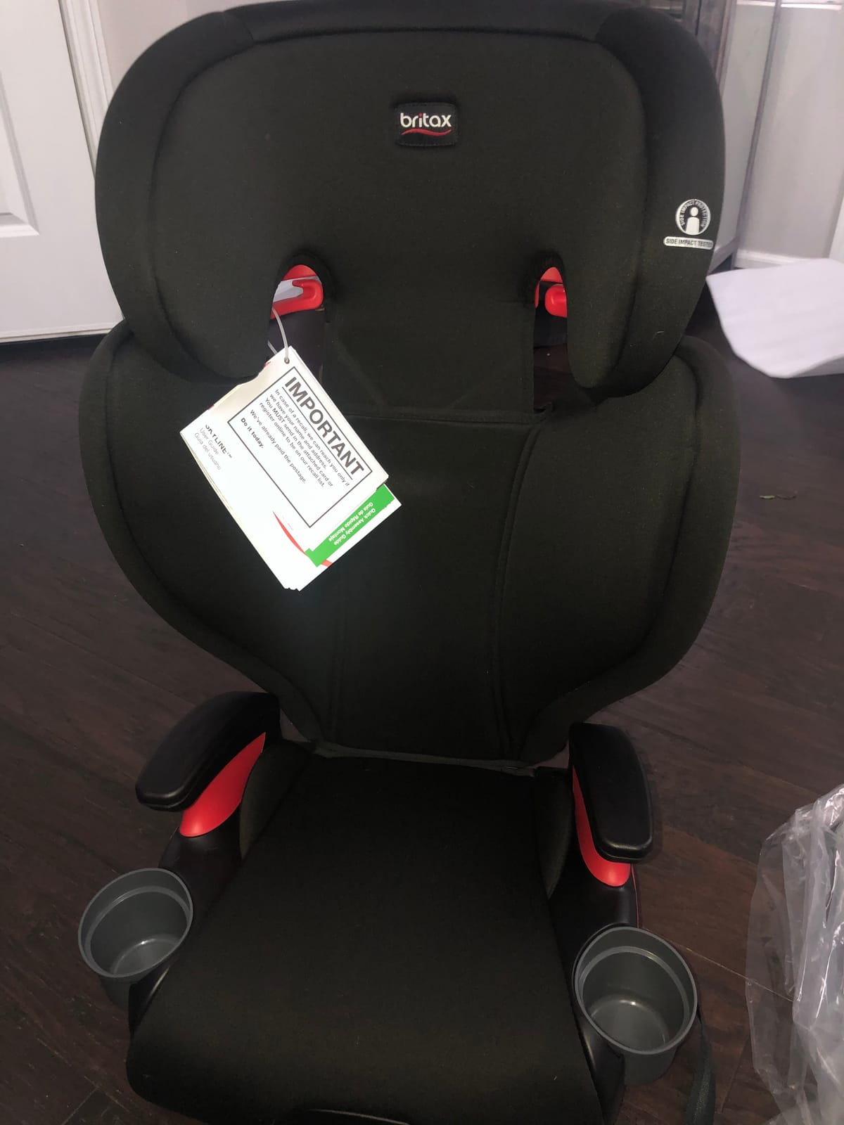 Britax Skyline 2-Stage Belt-Positioning Booster Car Seat, Dusk - Highback and Backless Seat customer photo 1