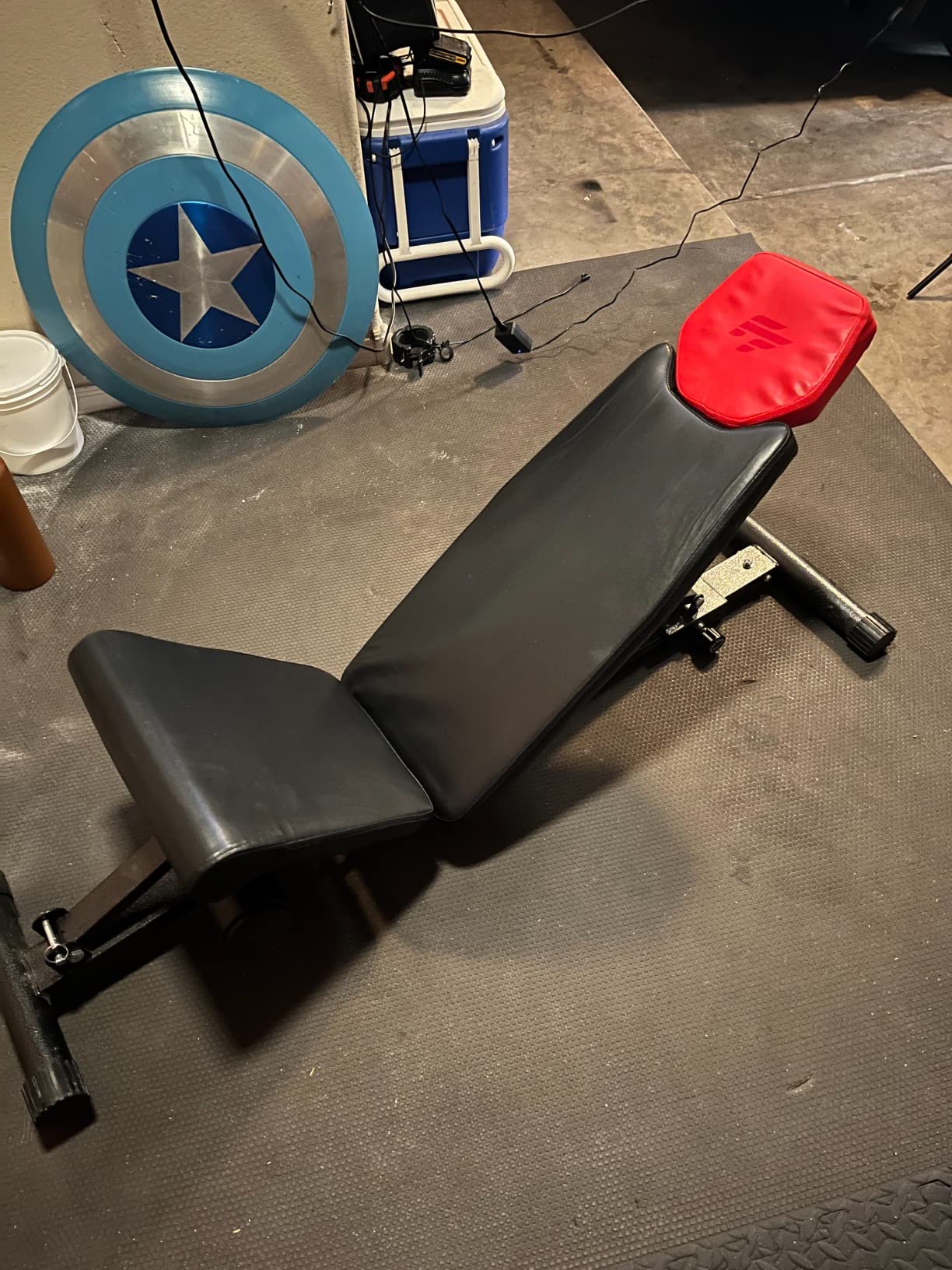 Finer Form 5-in-1 Weight Bench for Home Gym, Adjustable and Foldable customer photo 1