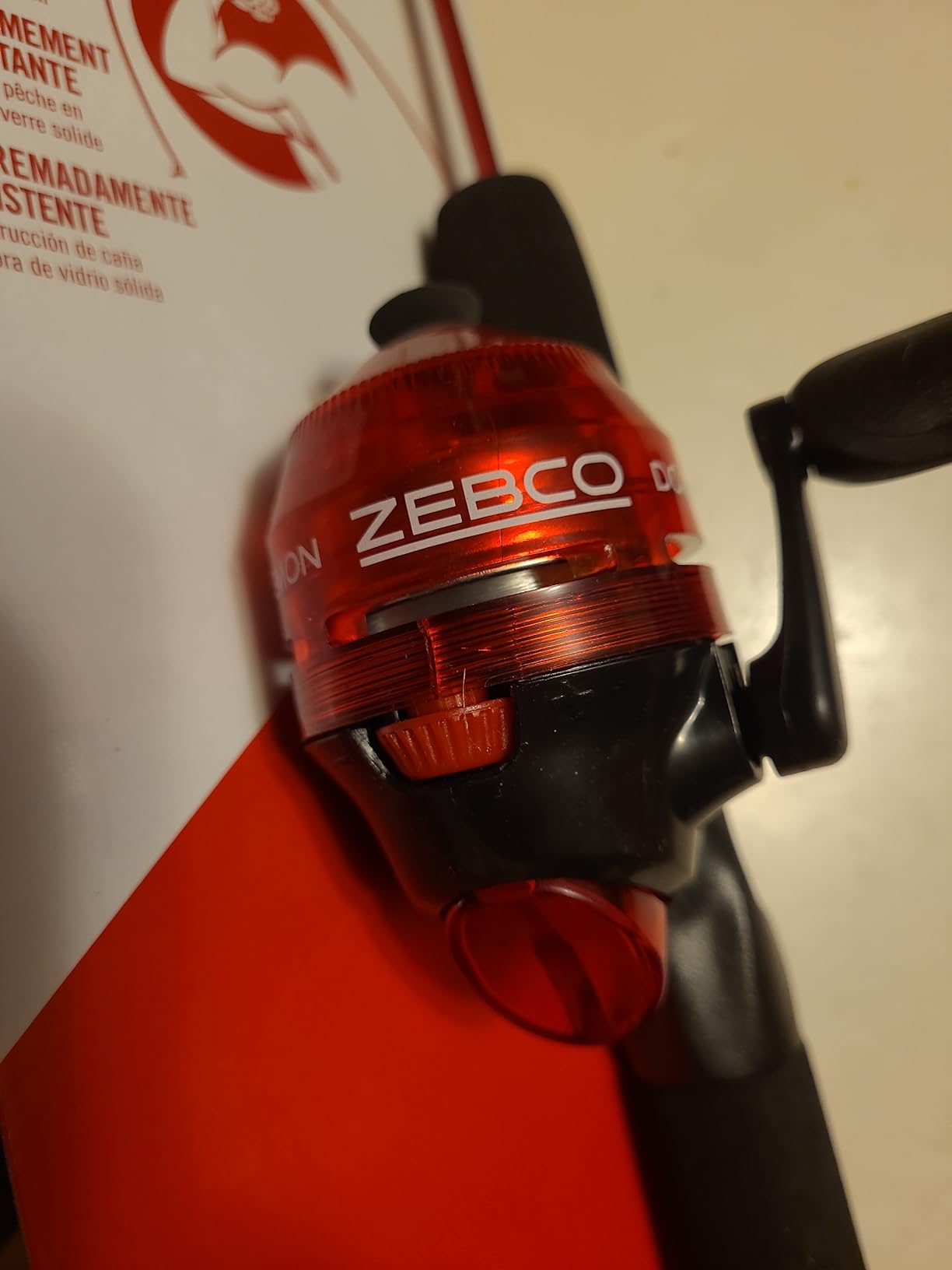Zebco Dock Demon Spinning Reel or Spincast Reel and Fishing Rod Combo, 30-Inch Durable Fiberglass Rod, QuickSet Anti-Reverse Fishing Reel customer photo 2