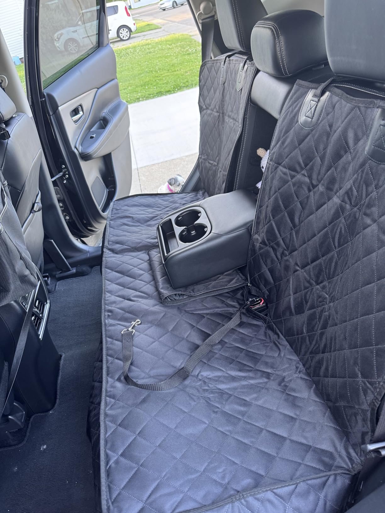Yuntec Dog Car Seat Cover, Back Seat Cover for Dogs Pet Car Seat Protector customer photo 2