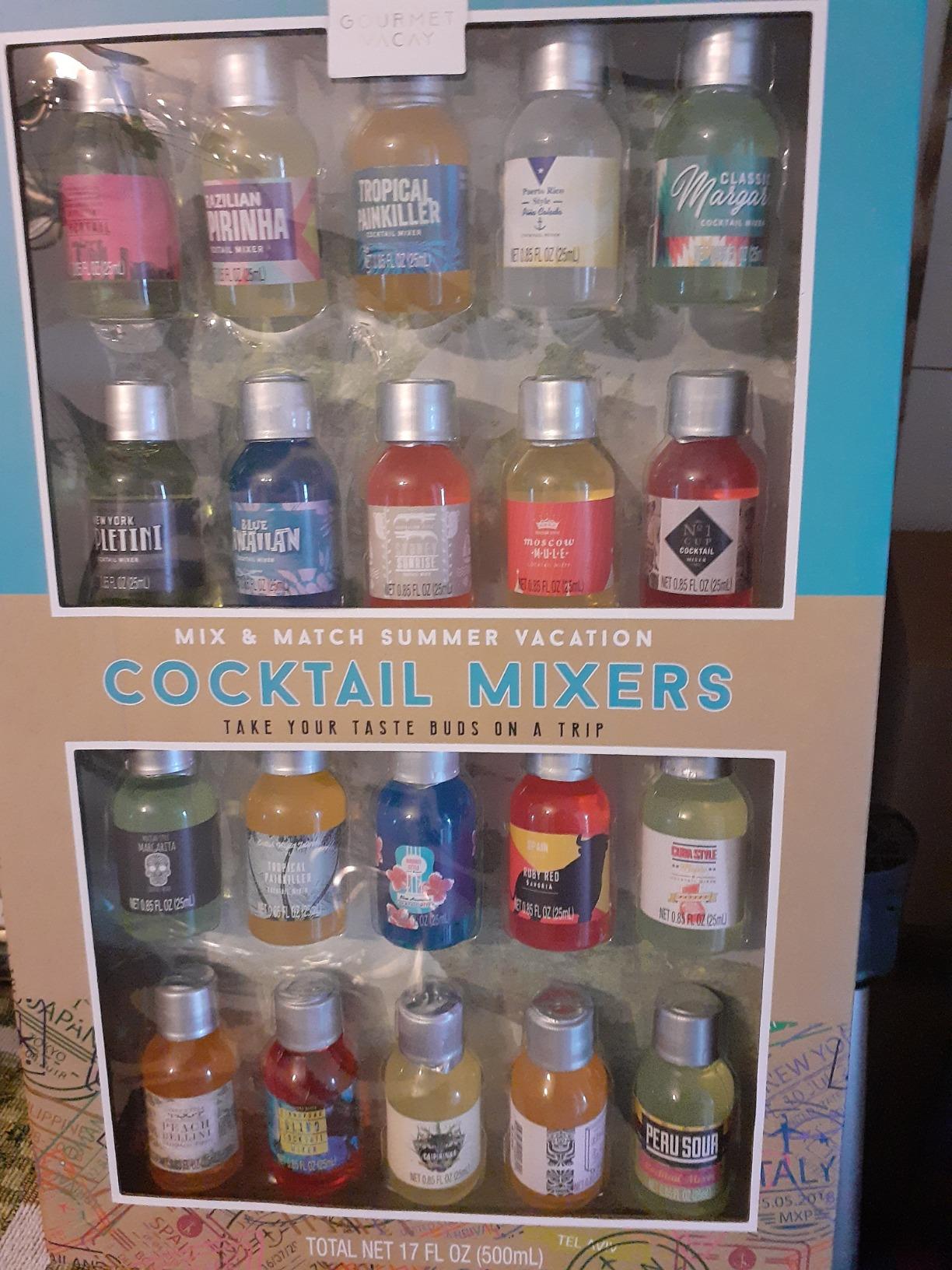 Cocktail Mix & Match Mixer Gift Set, Mini Drink Mix Sampler, Set of 20 customer photo 2