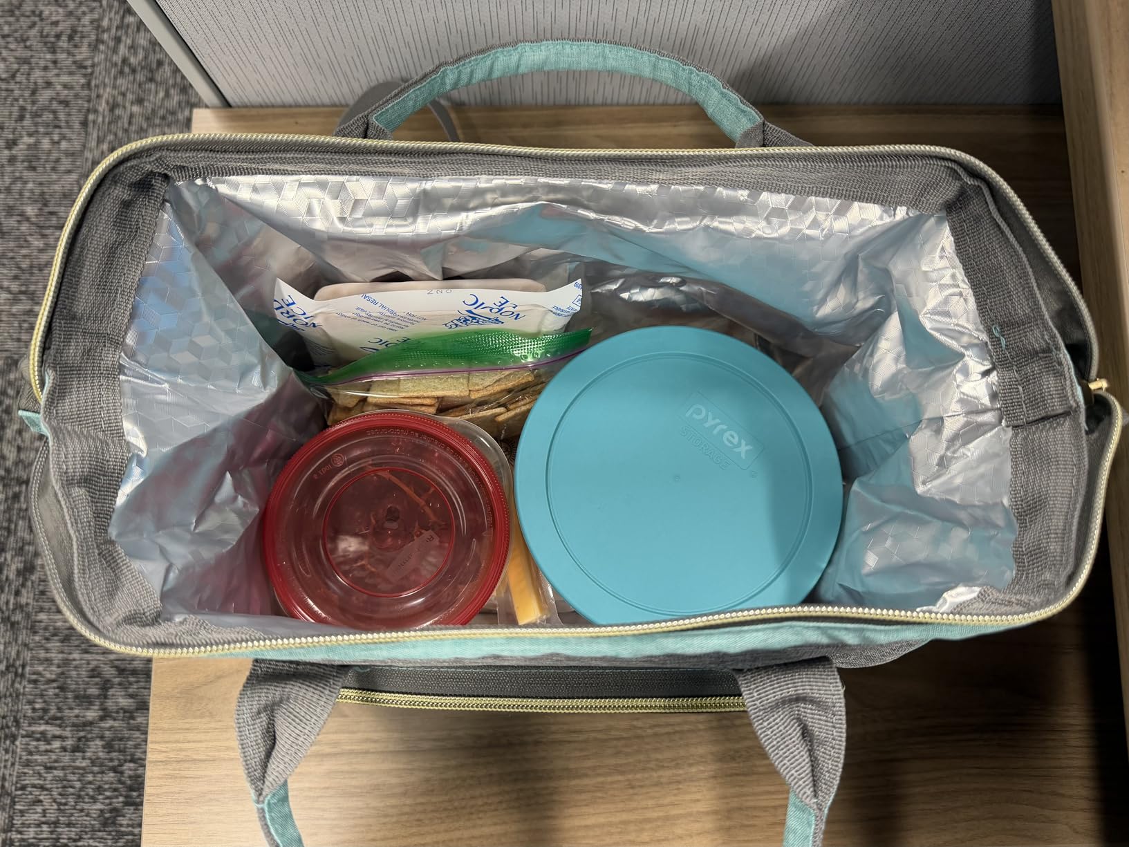 IDEATECH Insulated Lunch Bag for Women Large, 12L Adult Lunch Box, Teal customer photo 2