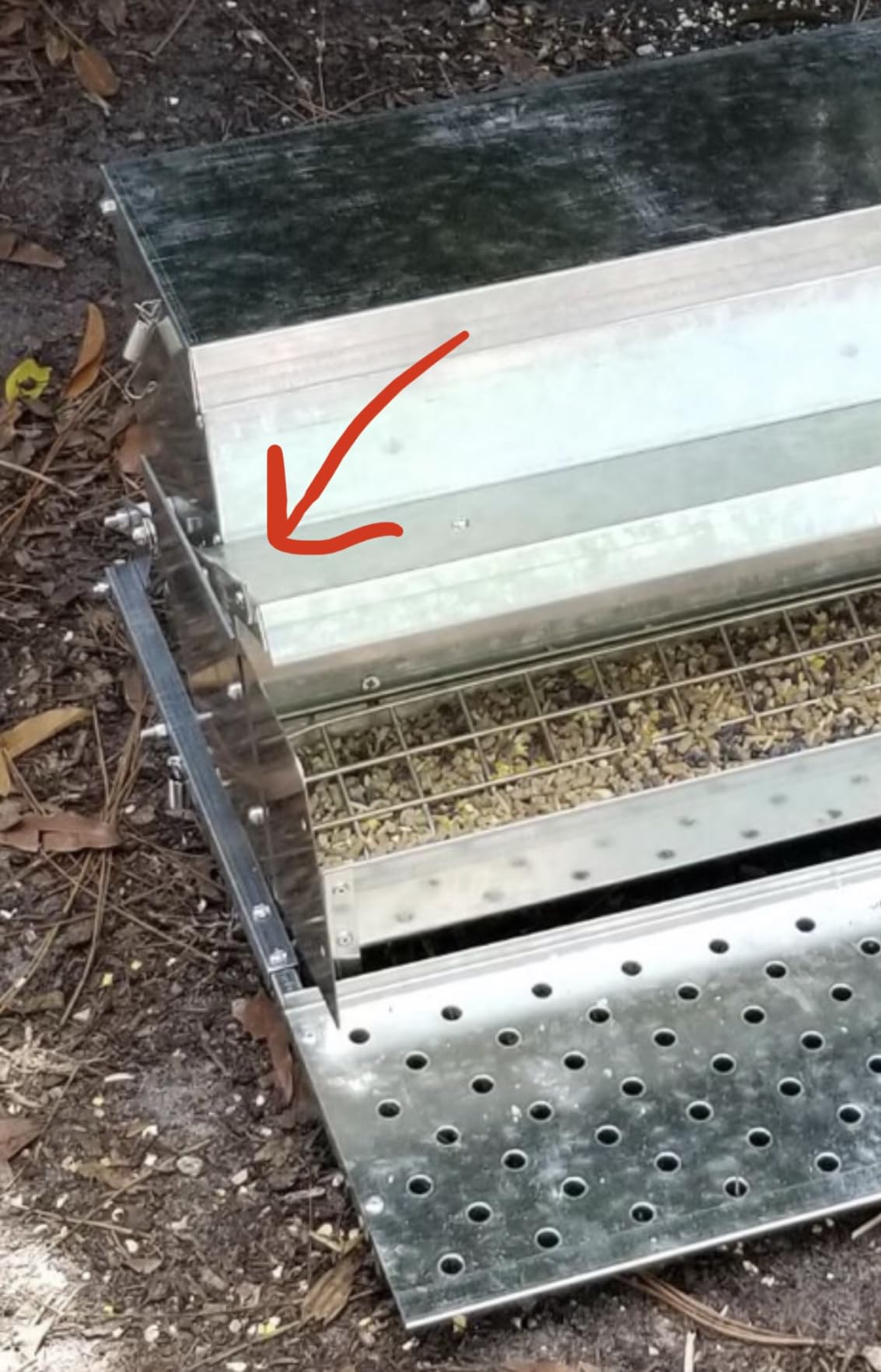 RentACoop Automatic Treadle Chicken Feeder, Rat Proof No Waste, 40 lb customer photo 1