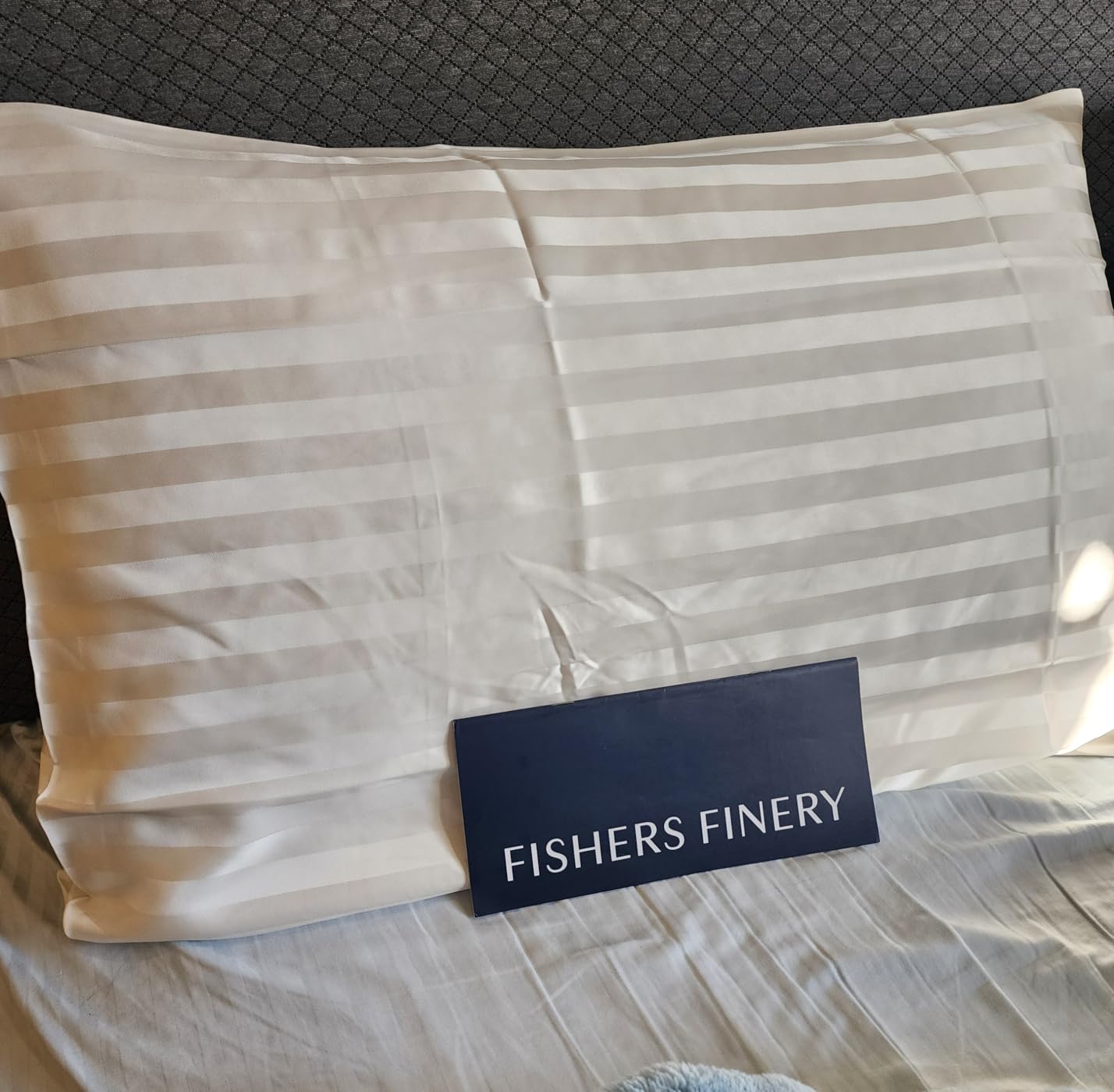 Fishers Finery 25mm 100% Pure Mulberry Silk Pillowcase Set (White Queen 2 Pack) customer photo 2