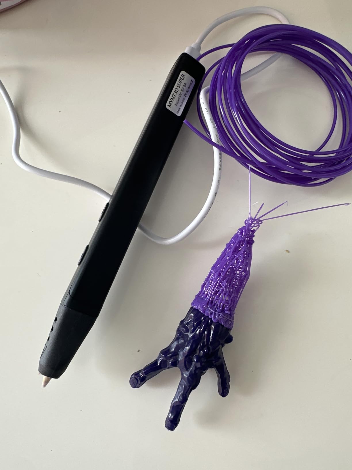 MYNT3D Super 3D Pen, 1.75mm ABS and PLA Compatible 3D Printing Pen customer photo 1