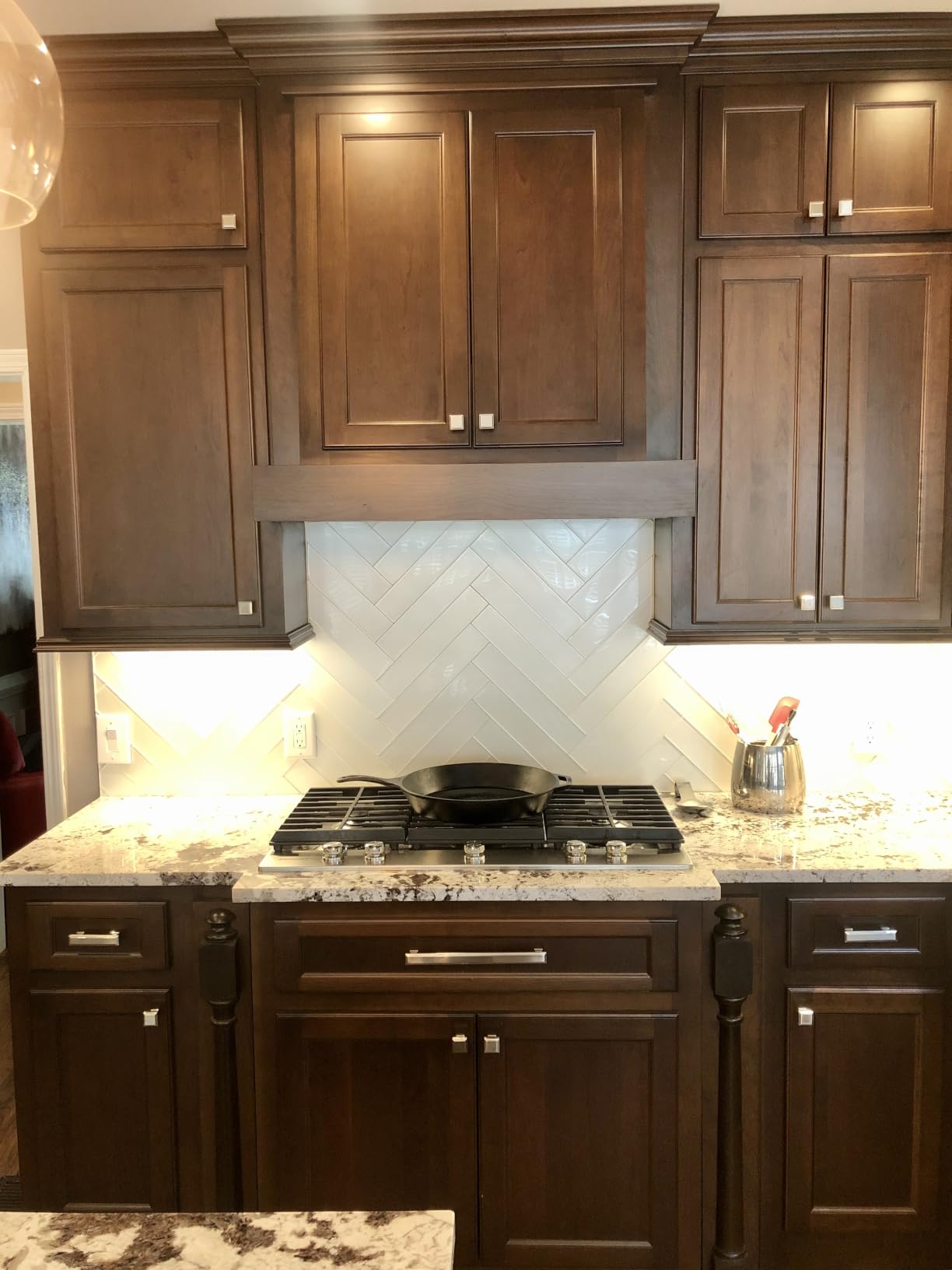 IKTCH 36 inch Built-in/Insert Range Hood 900 CFM, Ducted/Ductless Convertible Duct, Stainless Steel Kitchen Vent Hood with 2 Pcs Adjustable Lights and 3 Pcs Baffle Filters with Handlebar(IKB02-36'') customer photo 2