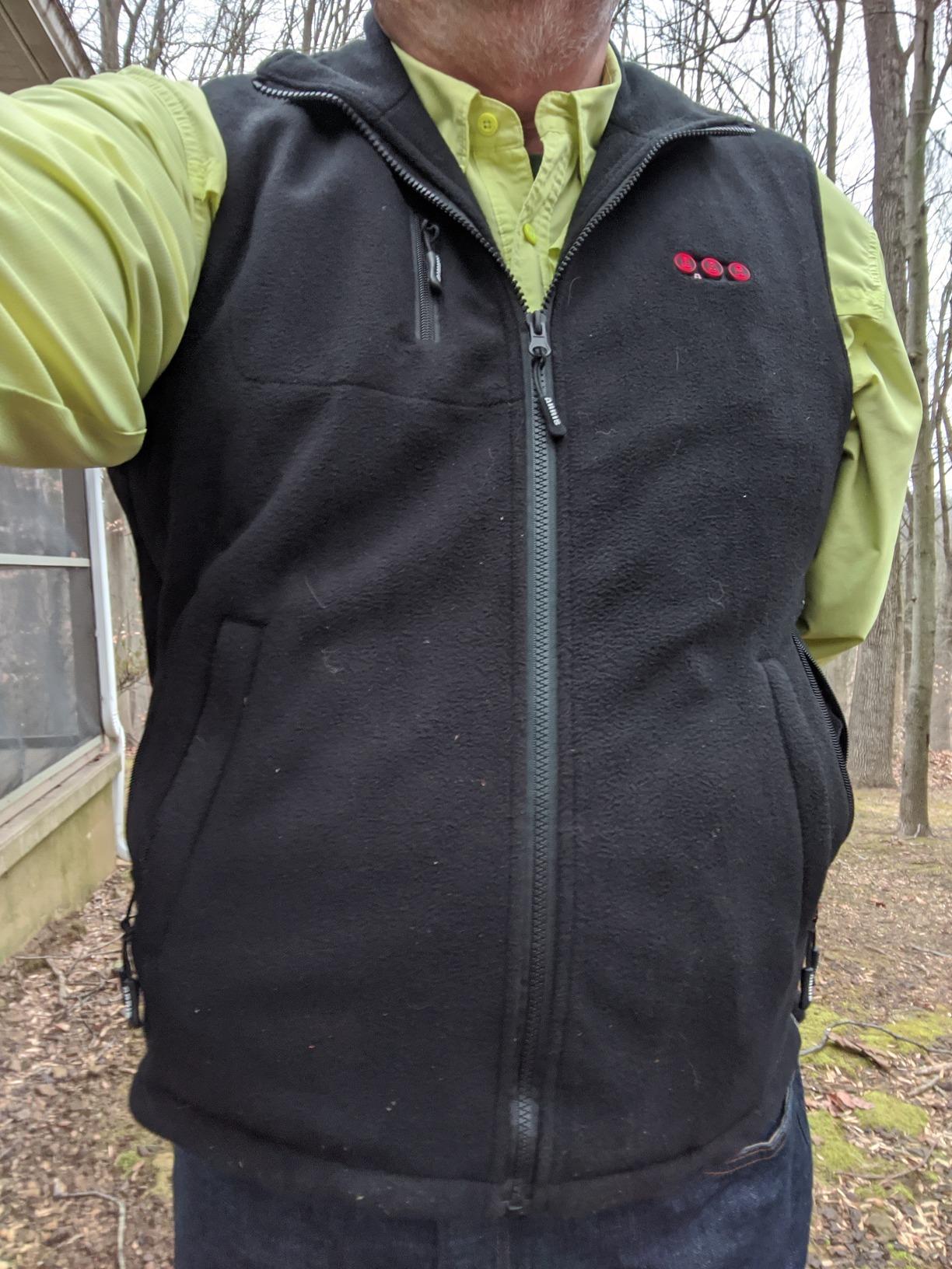 ARRIS Fleece Heated Vest for Men with Battery Pack Included, Size Adjustable 8 Heating Zones for Hunting customer photo 1
